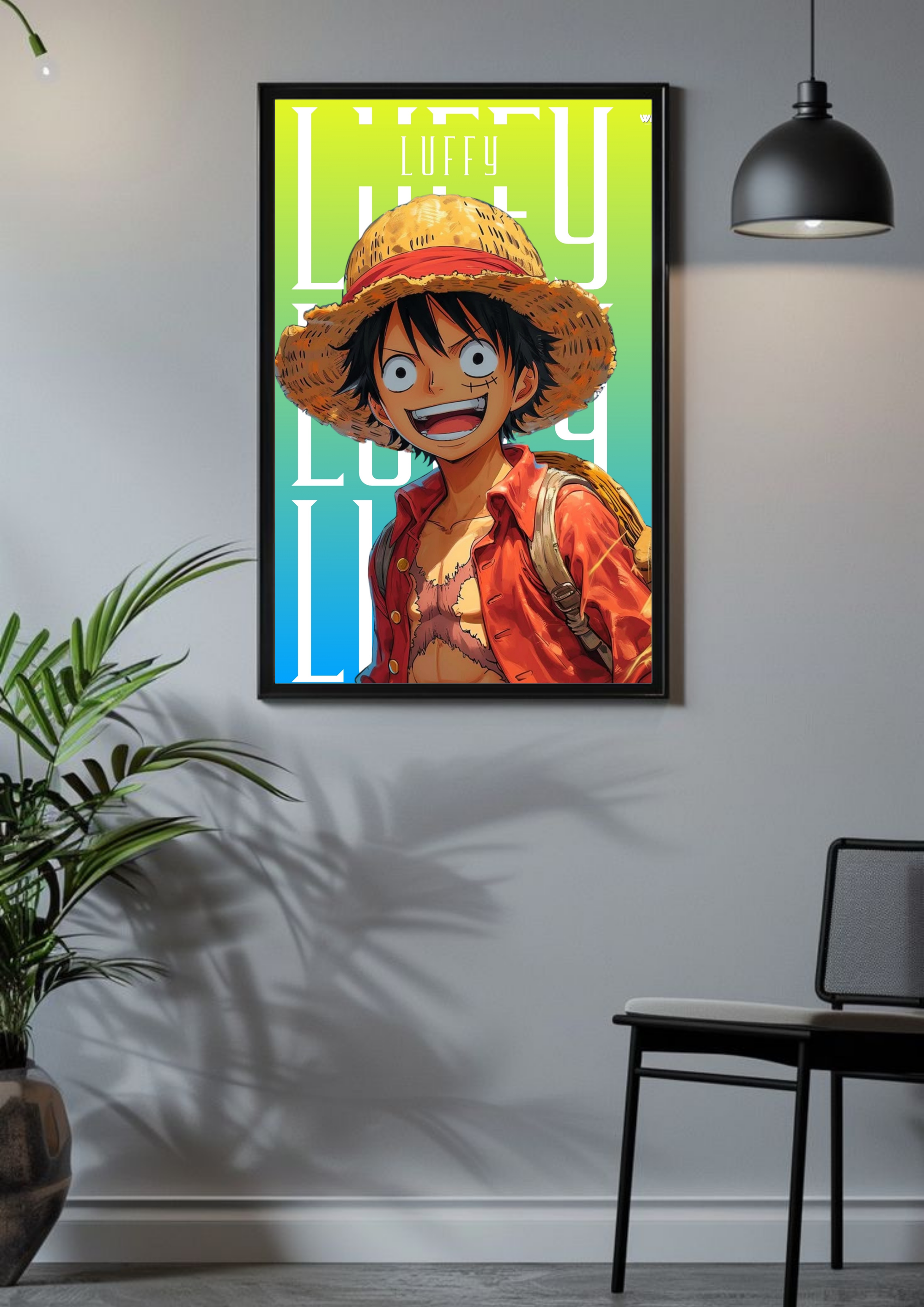 Joyful Luffy – Boundless Spirit One Piece Poster