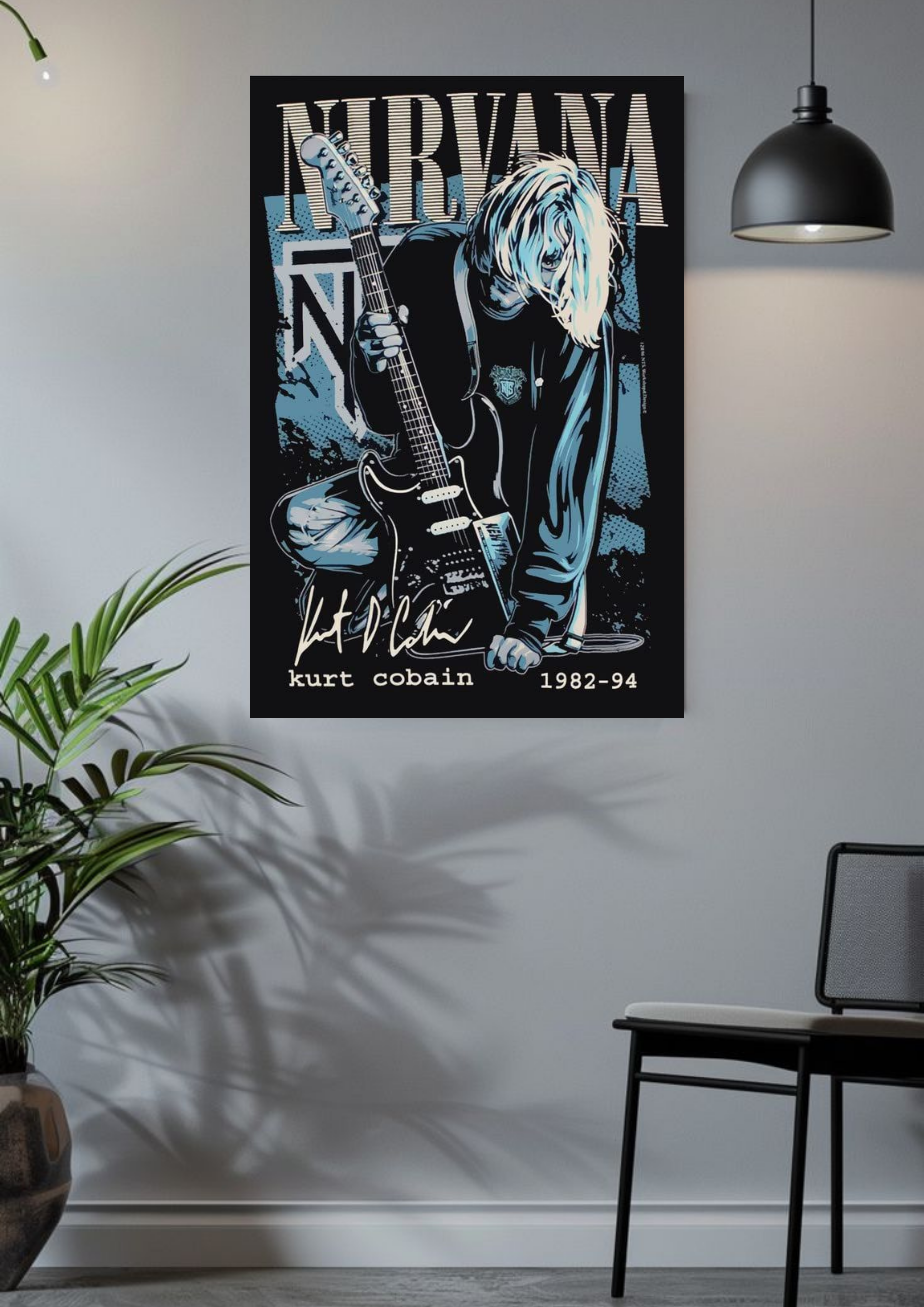 Nirvana by Kurt Cobain Poster