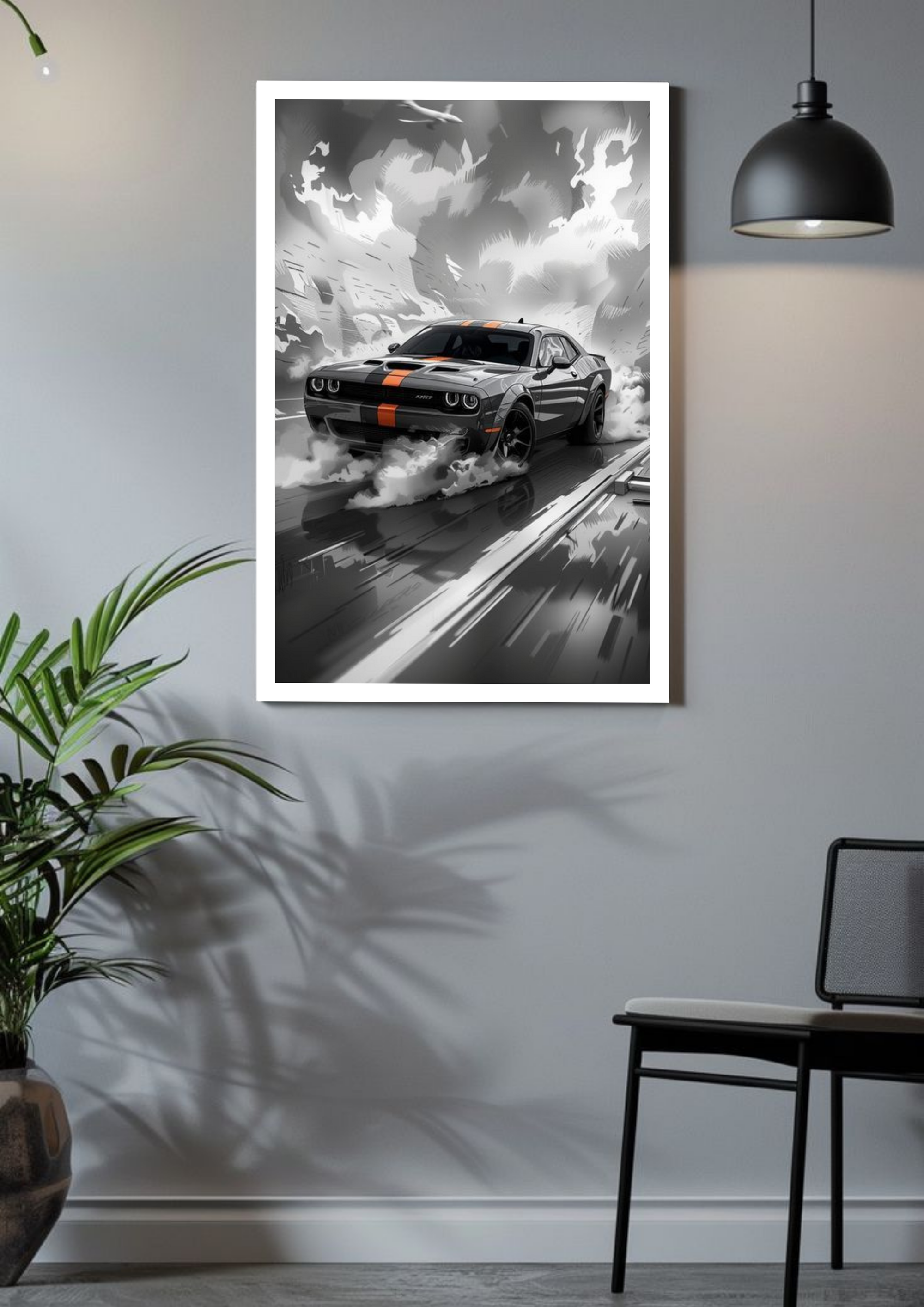 DODGE CHALLENGER SRT • BURNOUT BEAST | Car Posters