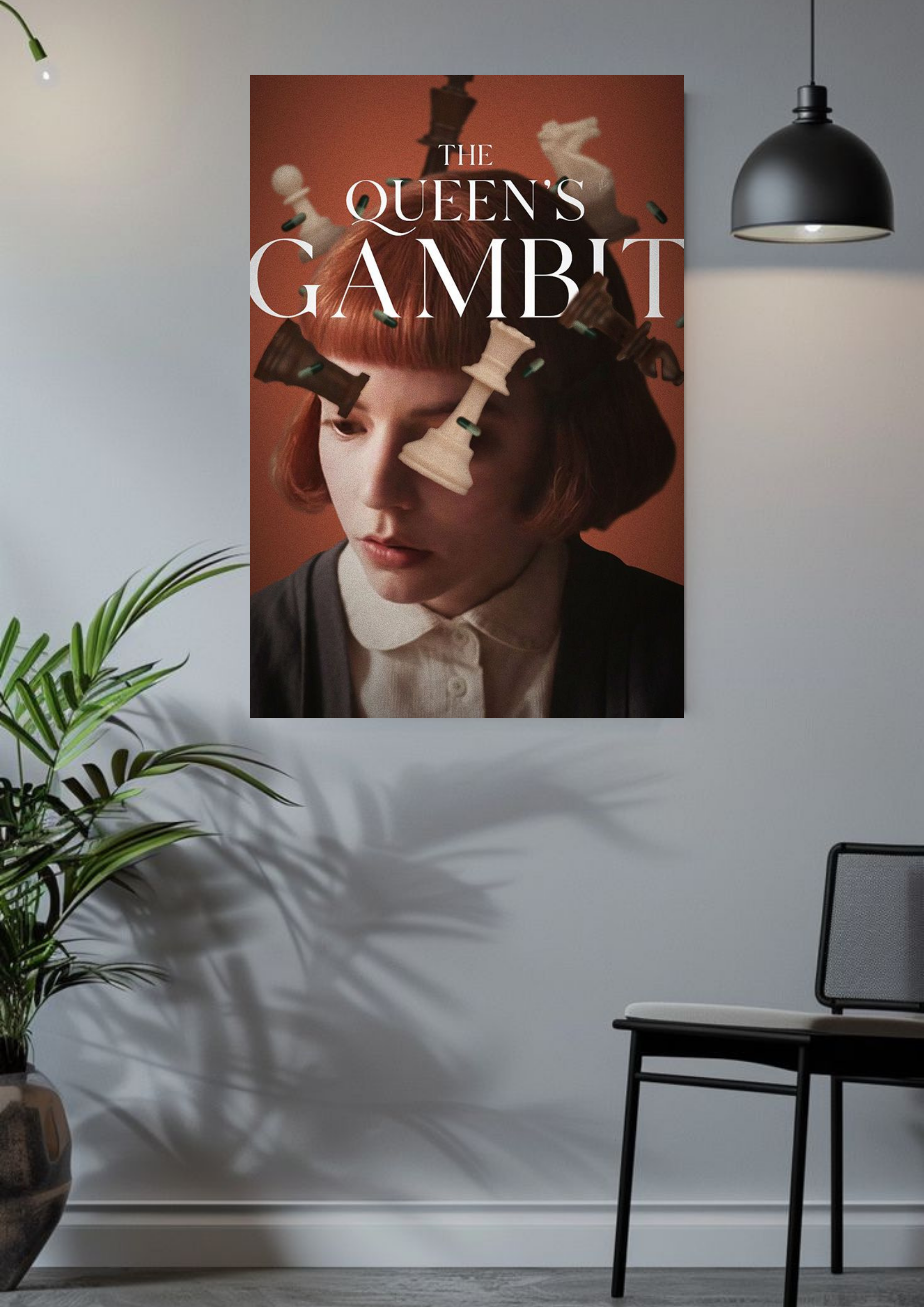 Chess Is War on a Board | The Queen’s Gambit | Series Poster