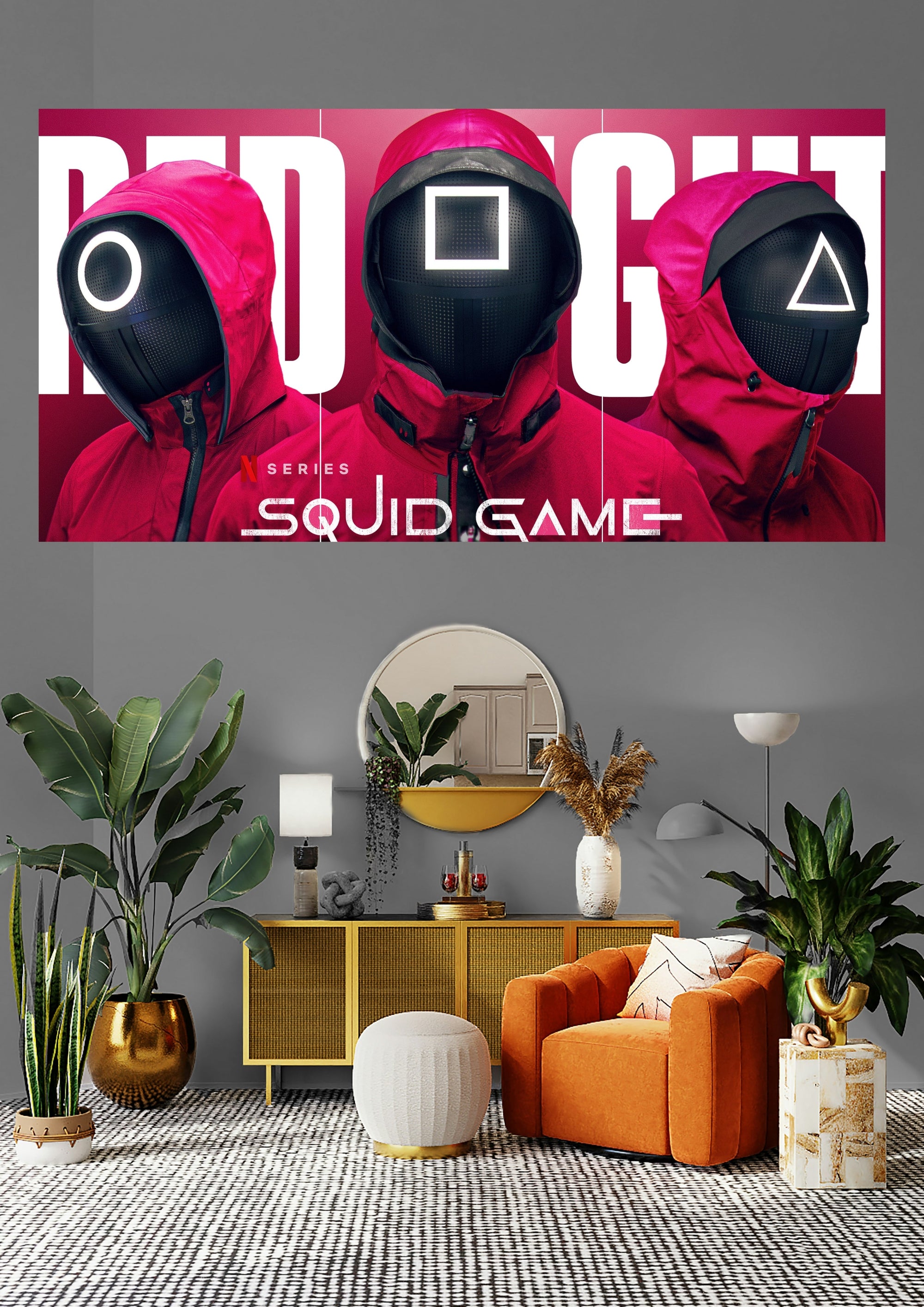 Squid Game | Masked Survival Gauntlet | Thriller Series Posters