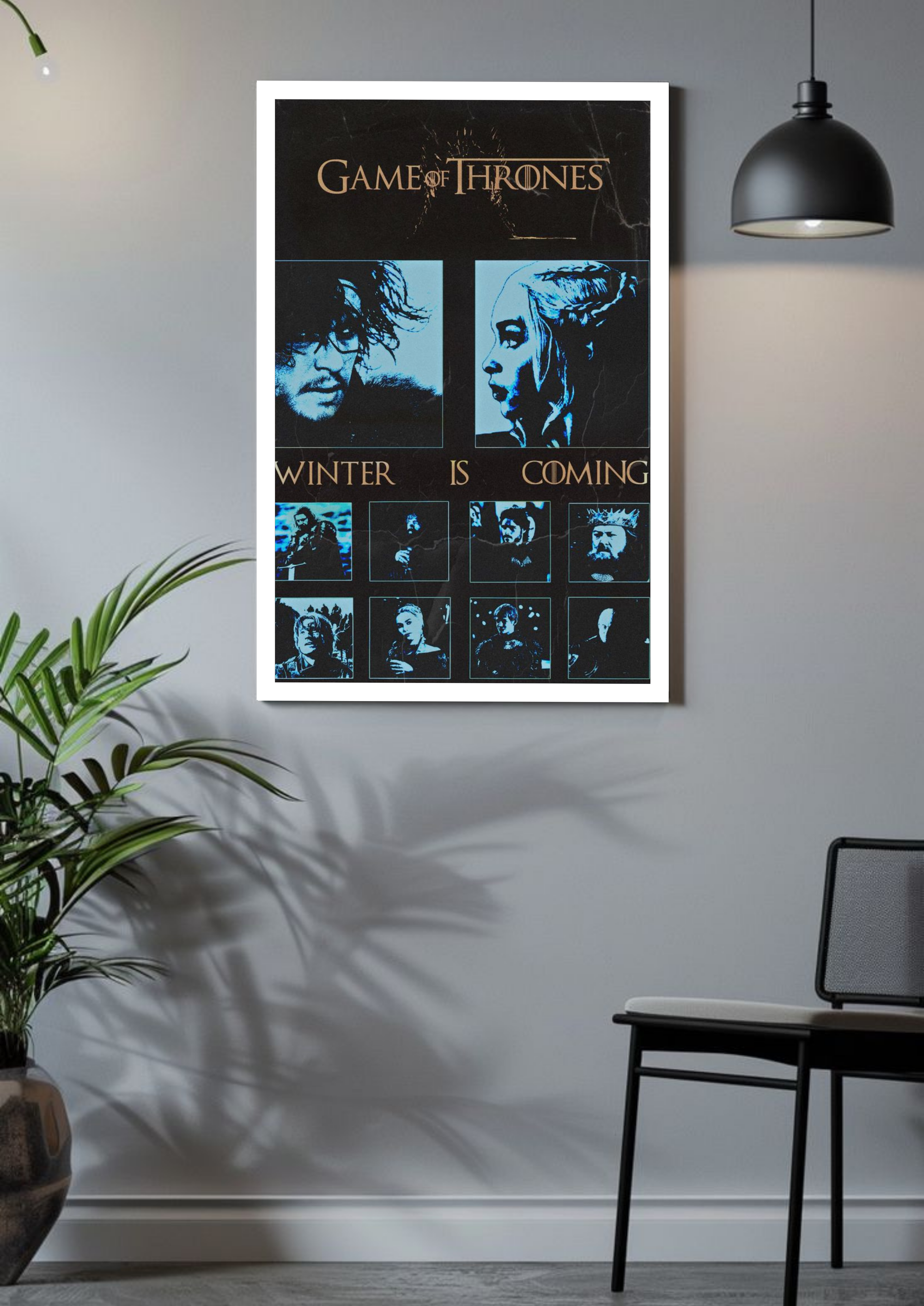 JON SNOW x WINTER IS COMING | GOT | Series Poster