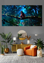 Princess Mononoke | Night Forest Perch | Anime Spirits Posters