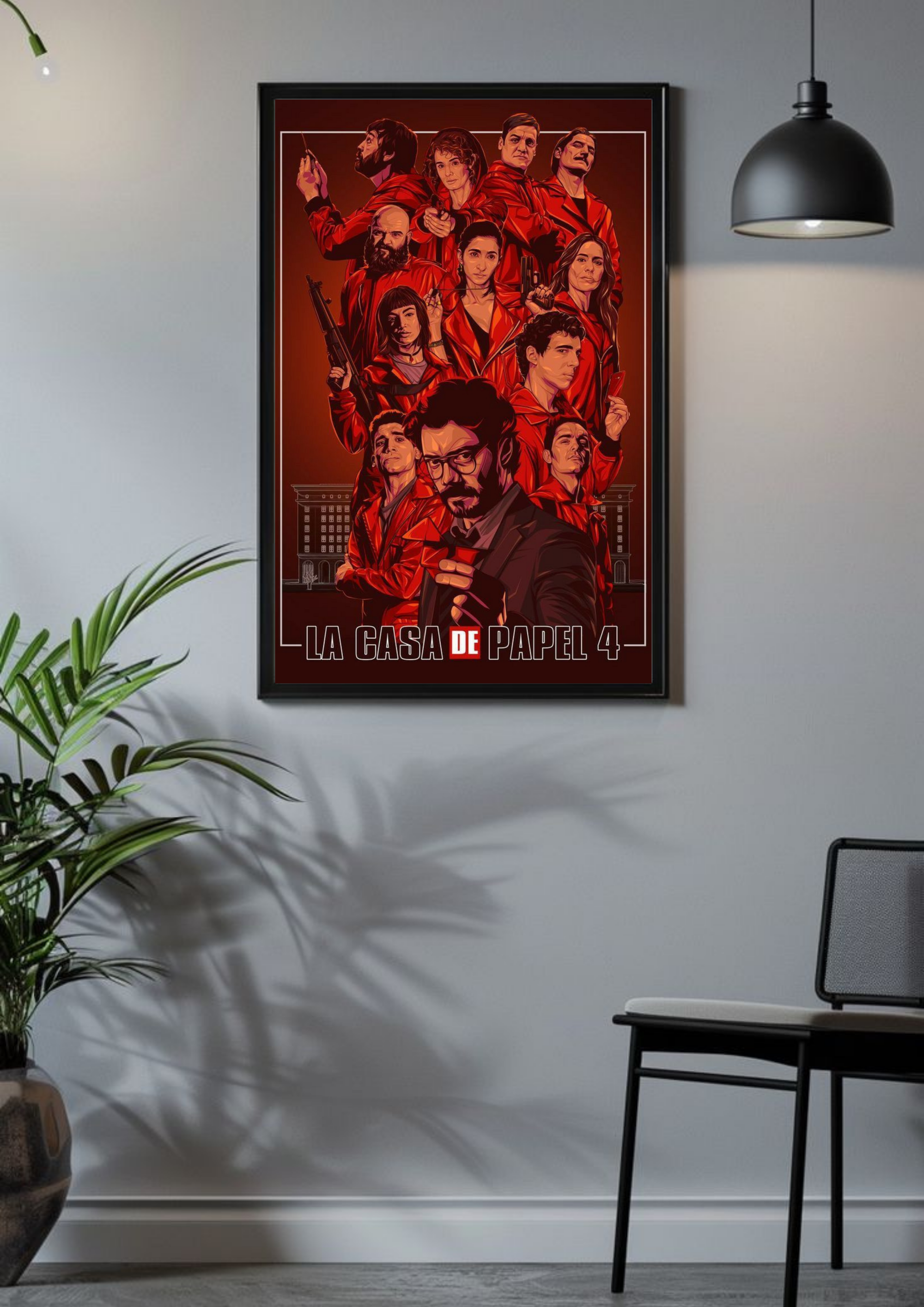 The Professor Resistance | LA CASA DE PAPEL 4 | Series Poster