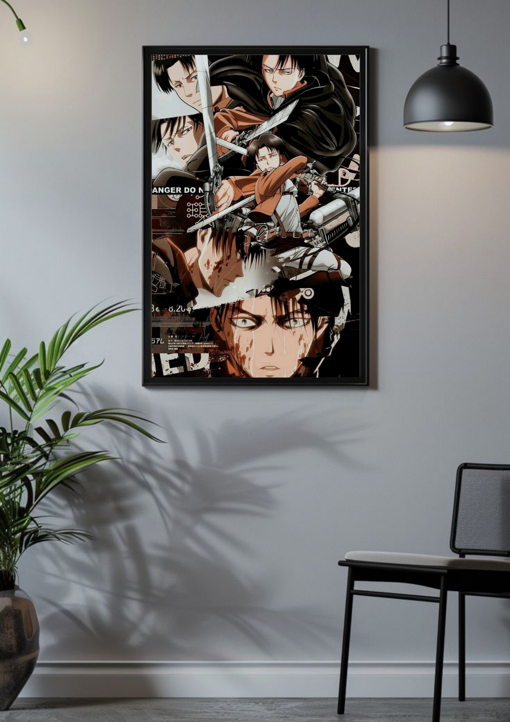 Silent Vow Poster – Levi Ackerman Grit Art