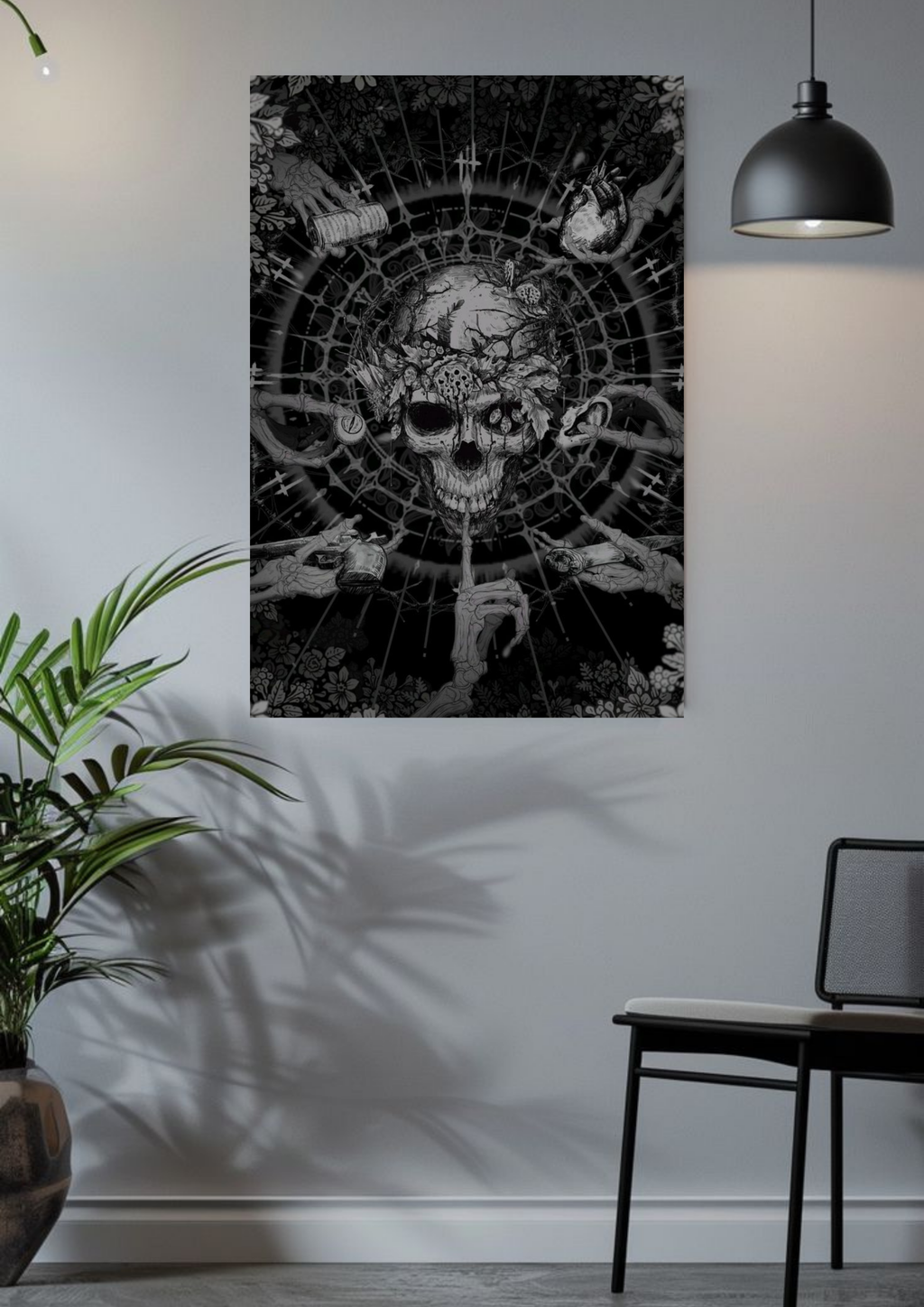 Ritual Skull Poster