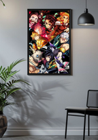 Demon Trio | Demon Slayer | Anime Poster