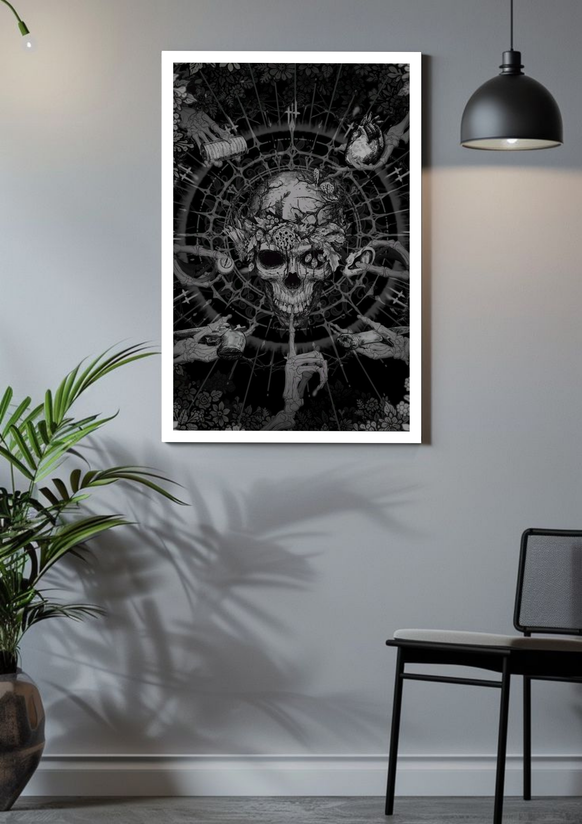 Ritual Skull Poster