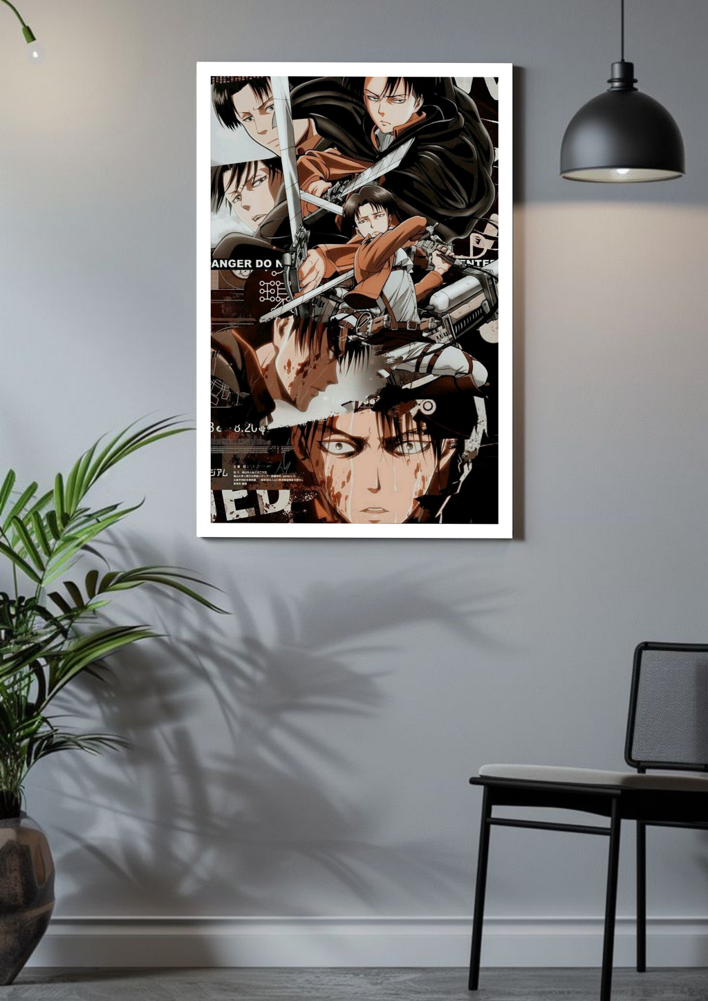 Silent Vow Poster – Levi Ackerman Grit Art