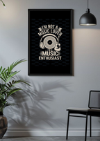 Music Enthusiast Poster