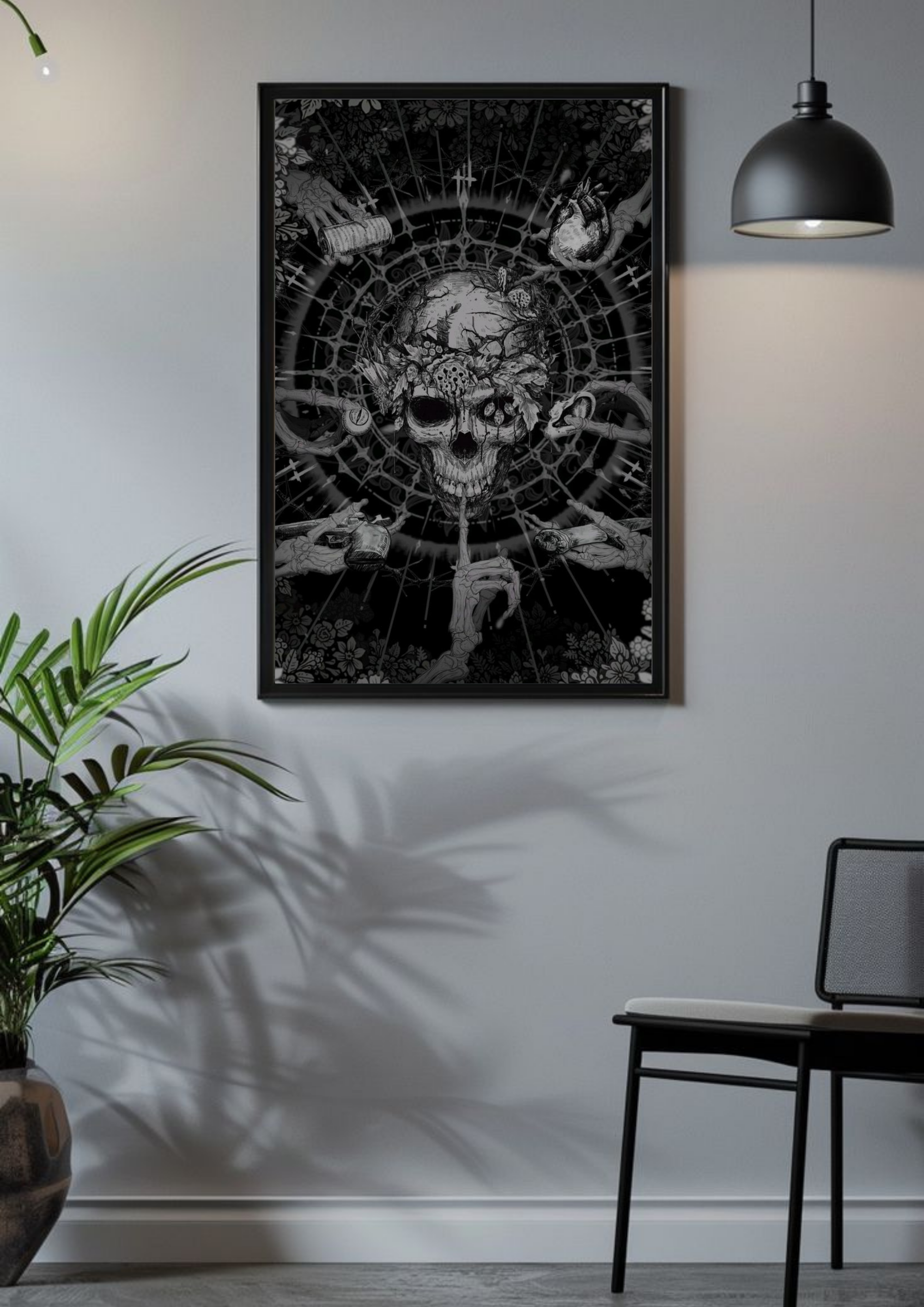Ritual Skull Poster