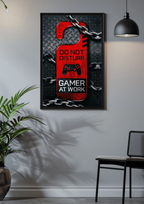 Gamer at Work | Console Gaming | Game Posters