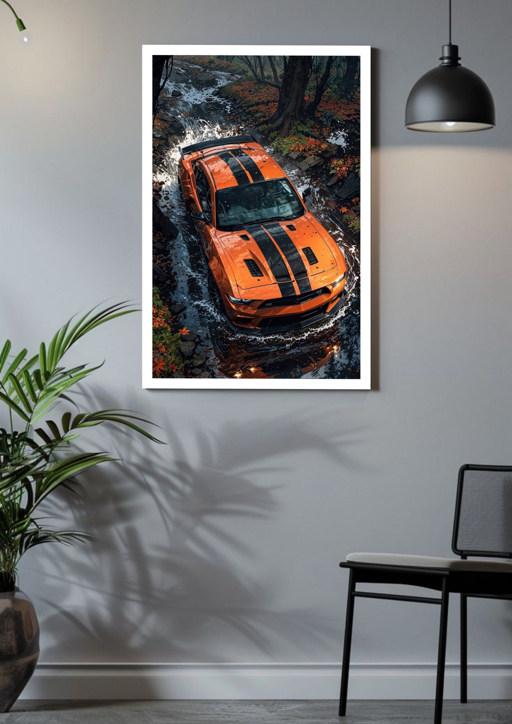 FORD MUSTANG • AUTUMN RUSH | Car Posters