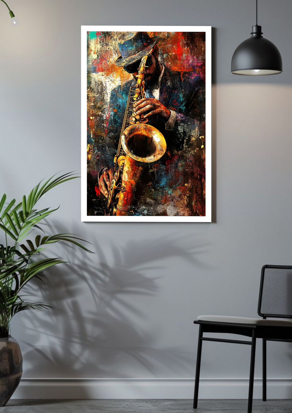 Midnight Sax Poster