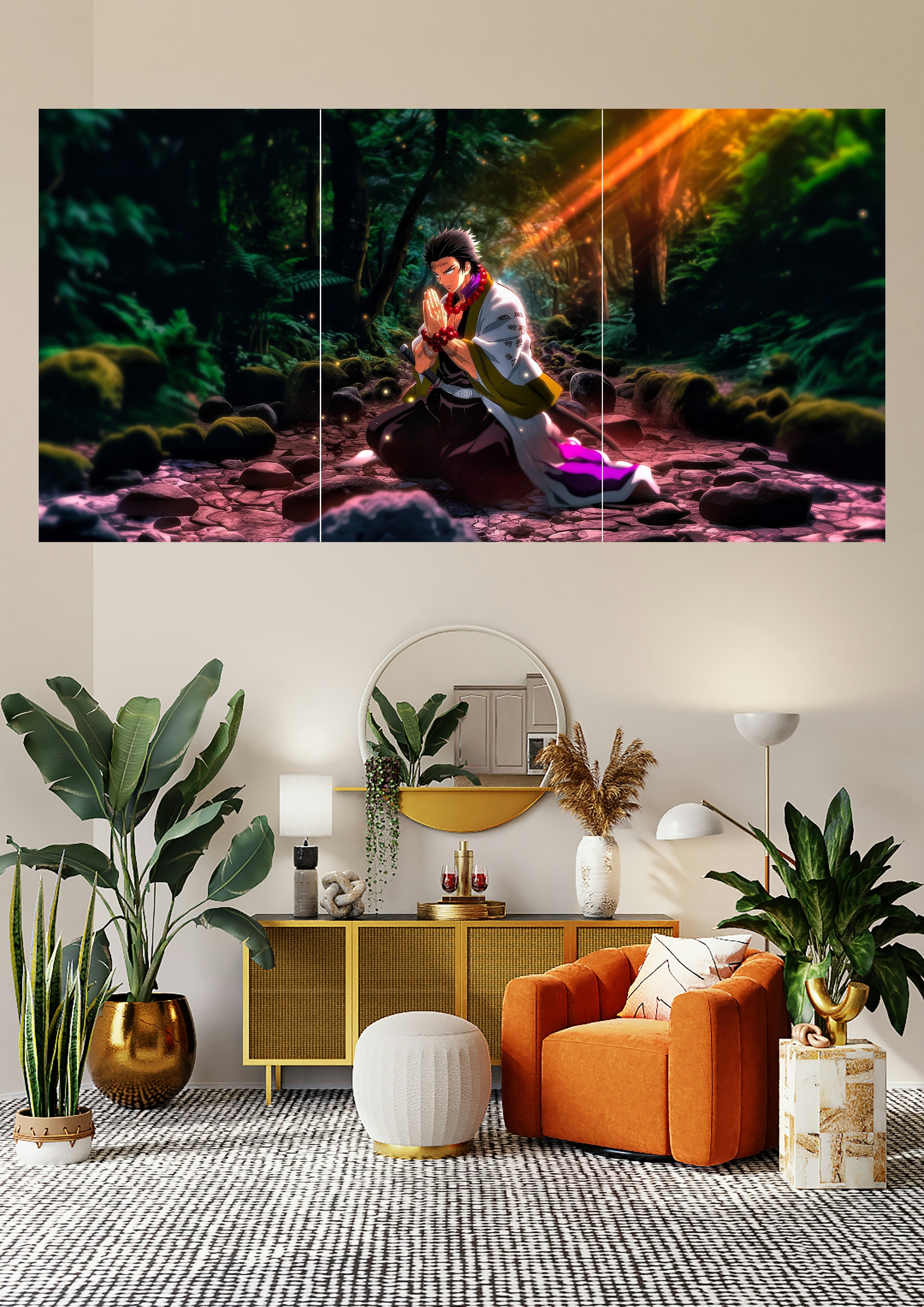 Berserk | Sunset Forest Prayer | Anime Warriors Posters