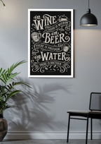 Wisdom, Freedom & Bacteria Poster