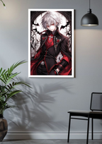 Crimson Vampire – Elegant Gothic Night Poster