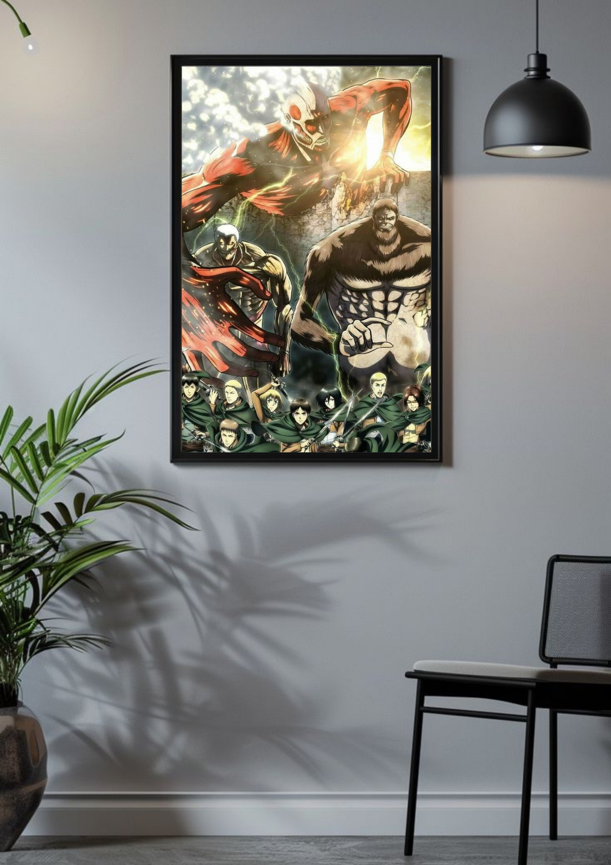 Nightfall Duel | Attack on Titan | Anime Poster