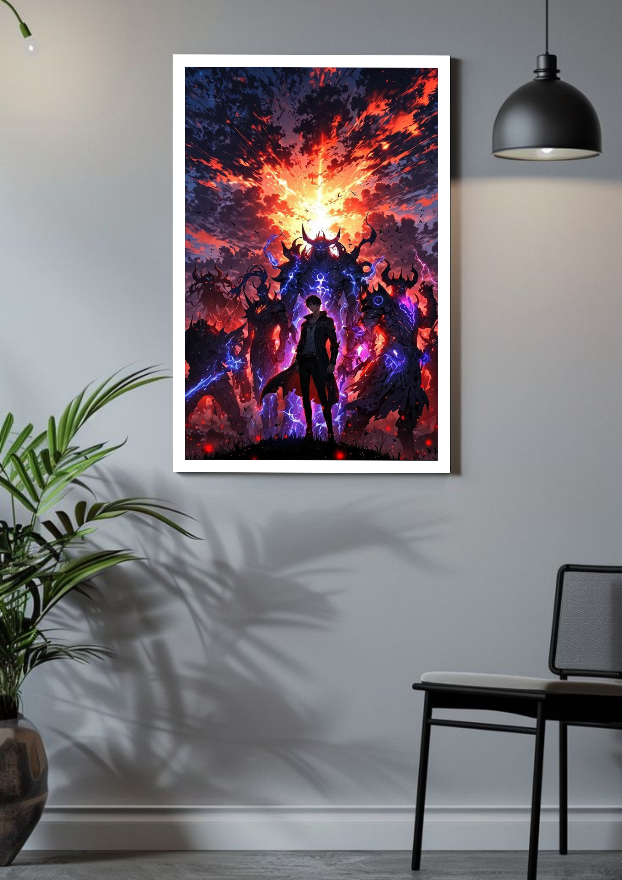 Shadow Monarch Awakens | Solo Leveling Poster