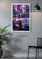 MIDNIGHT NEON • PORSCHE | URBAN DREAMS | Car Posters