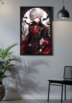 Crimson Vampire – Elegant Gothic Night Poster