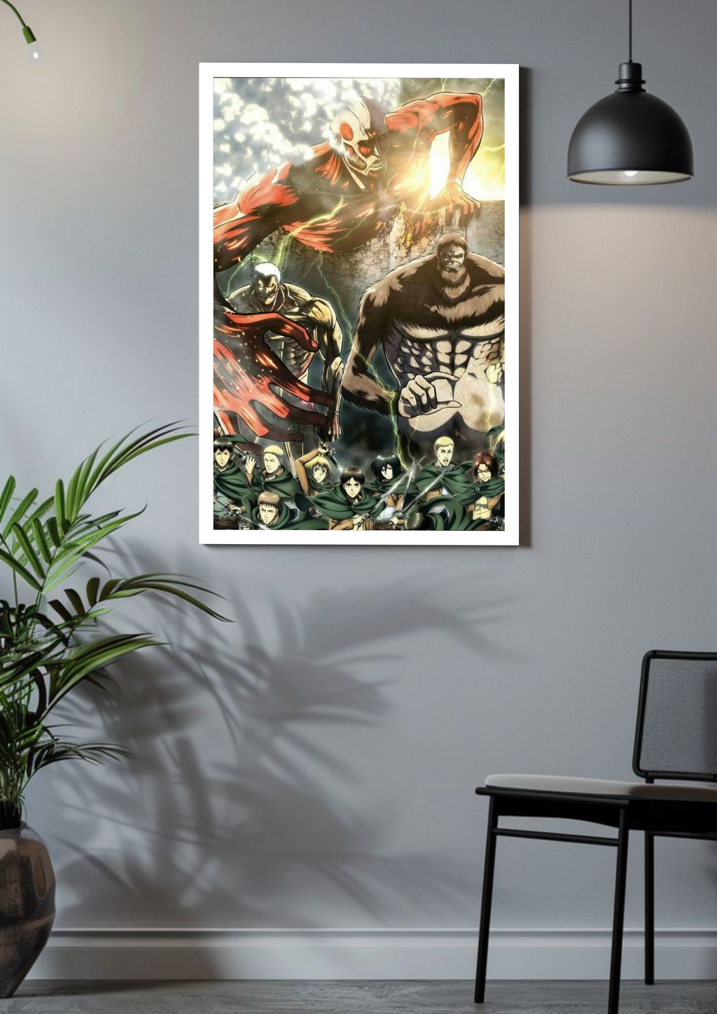 Nightfall Duel | Attack on Titan | Anime Poster