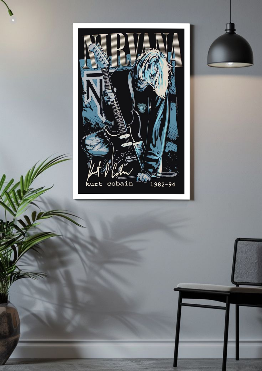Nirvana by Kurt Cobain Poster