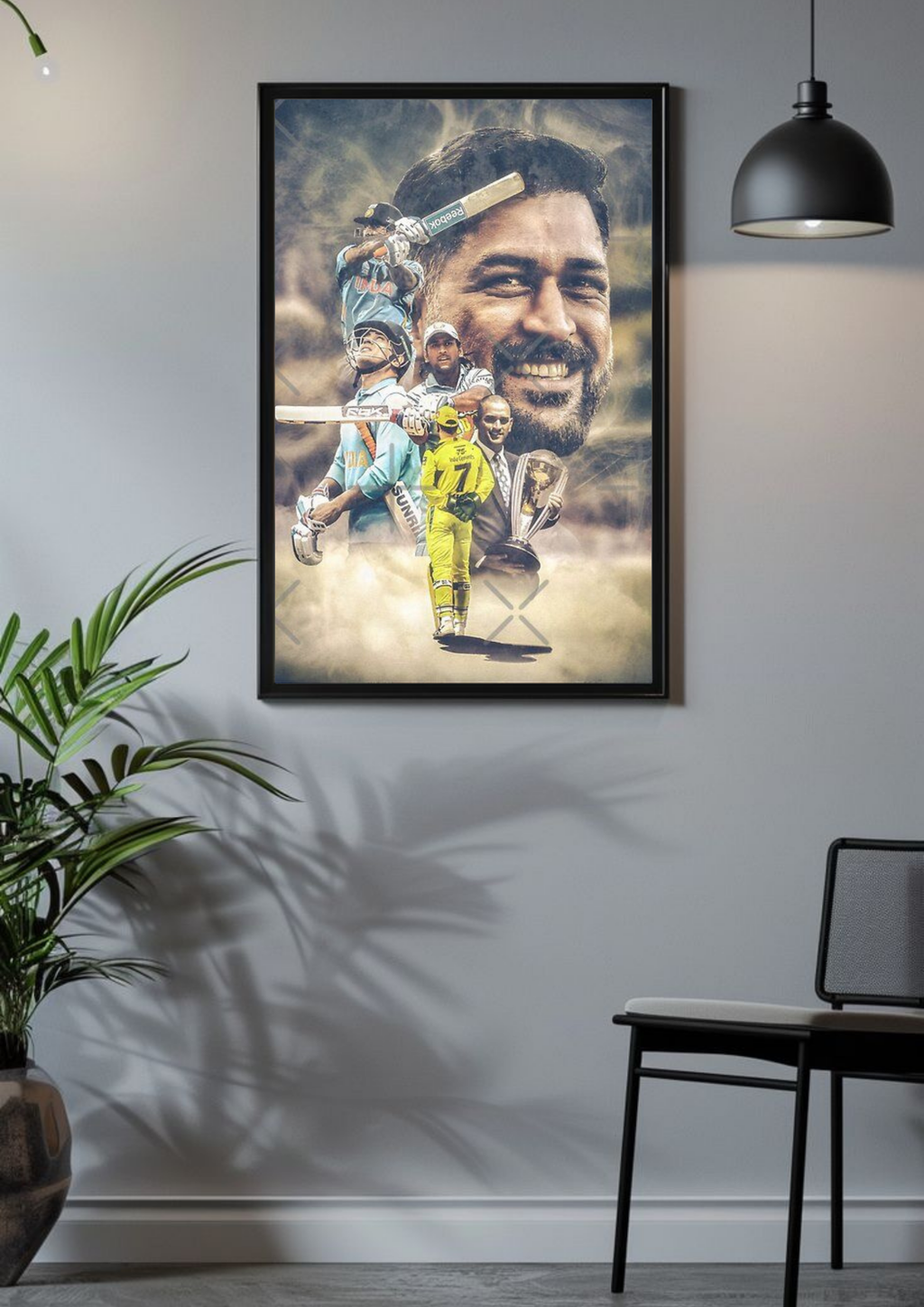 Legacy of a Legend – MS Dhoni Tribute Poster