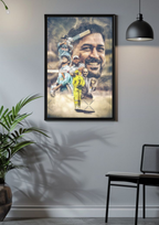 Legacy of a Legend – MS Dhoni Tribute Poster