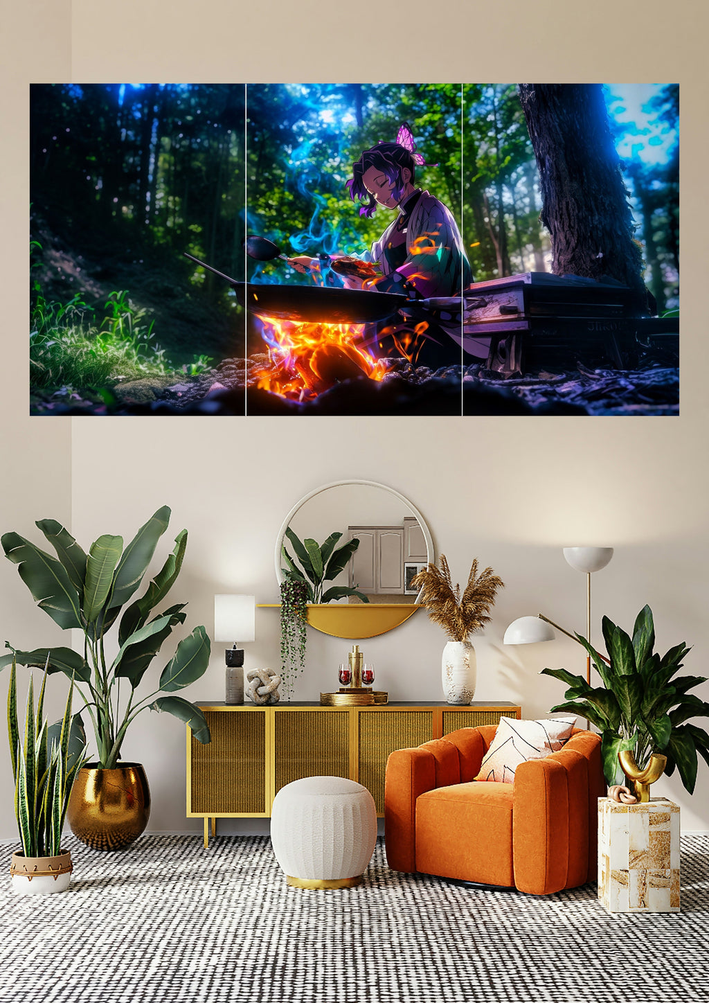 Food Wars | Mystic Flame Cook | Anime Culinary Posters