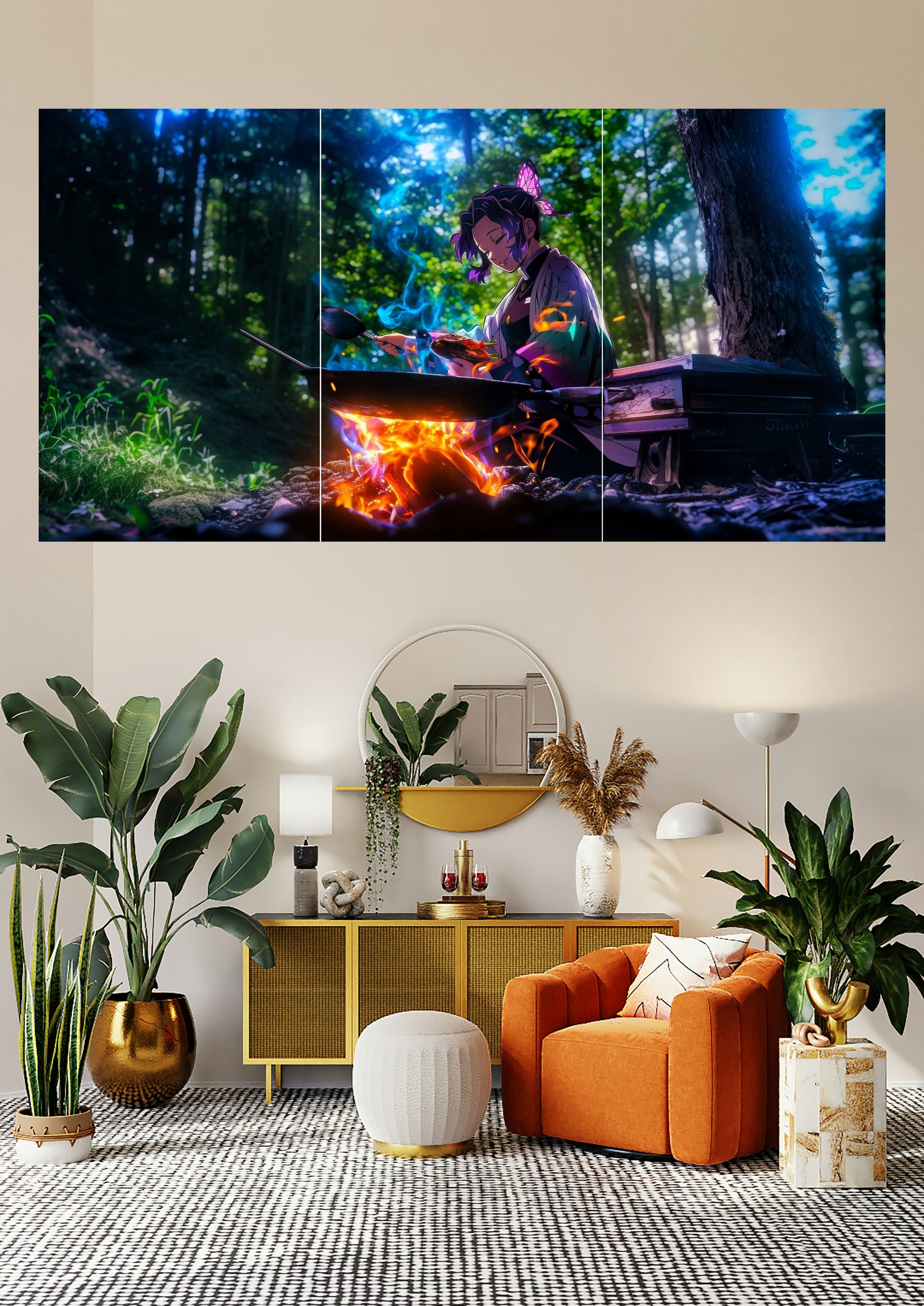 Food Wars | Mystic Flame Cook | Anime Culinary Posters