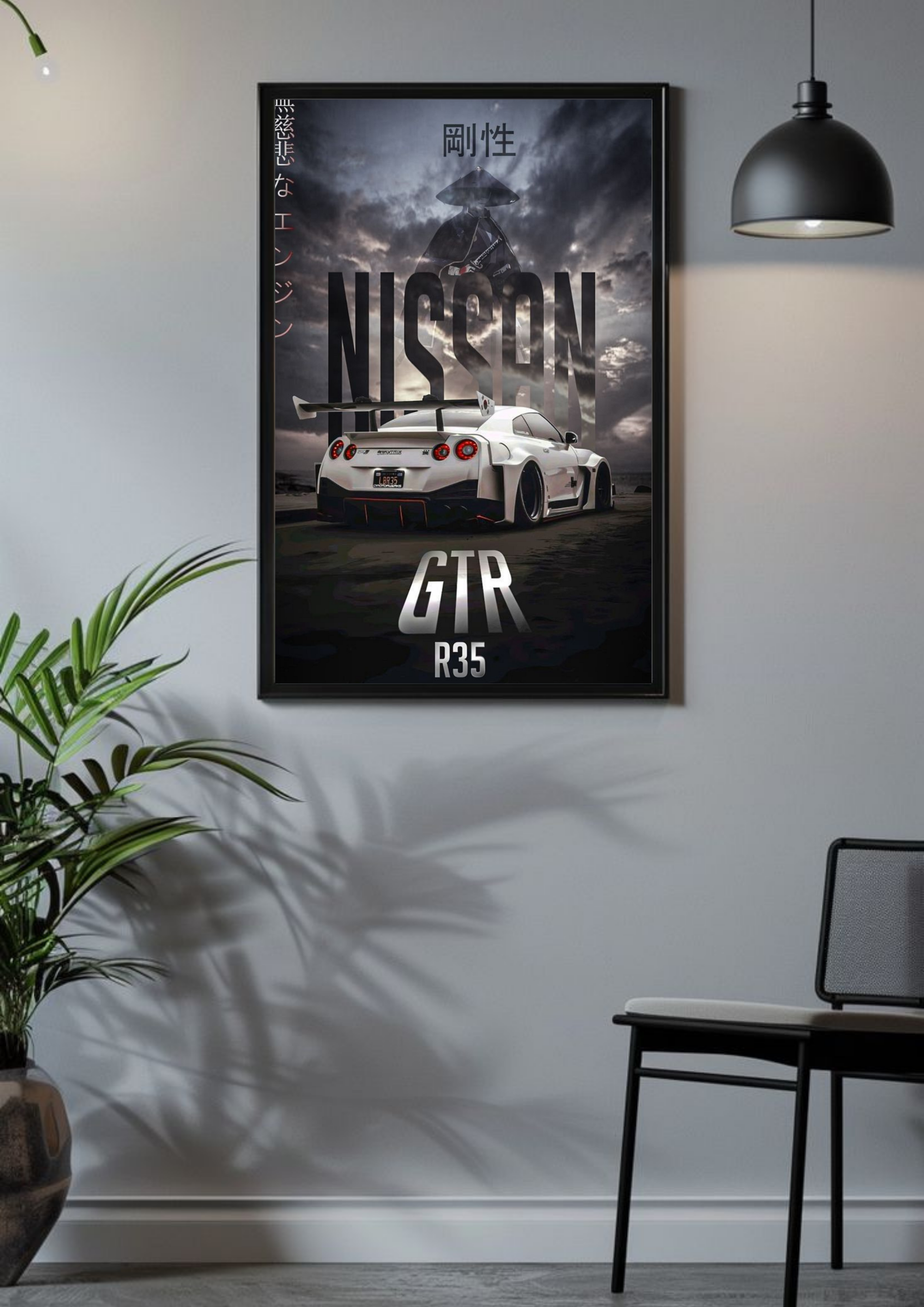 NISSAN GT-R R35 • SHADOW SAMURAI | Car Posters