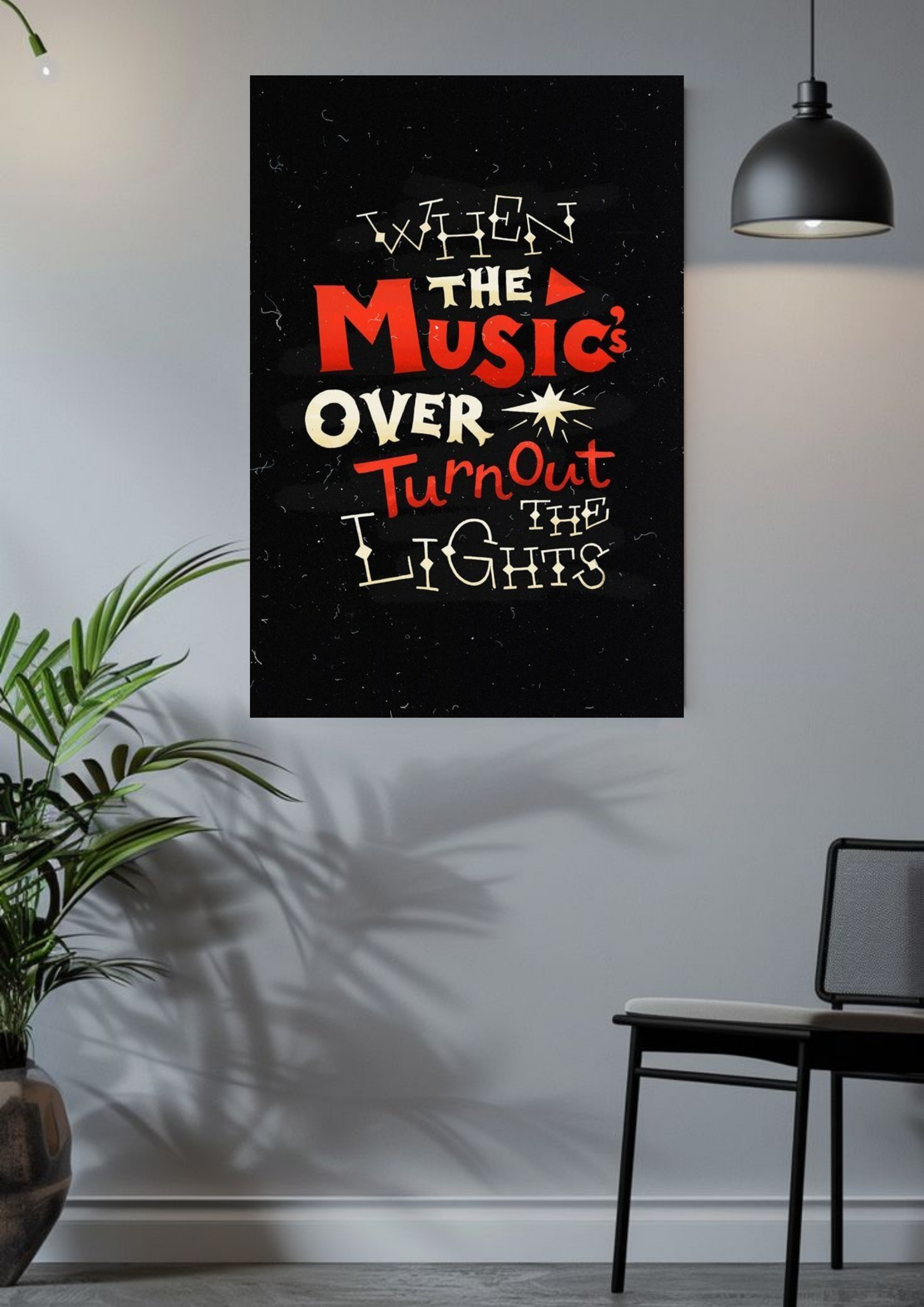 When the Music Ends Poster