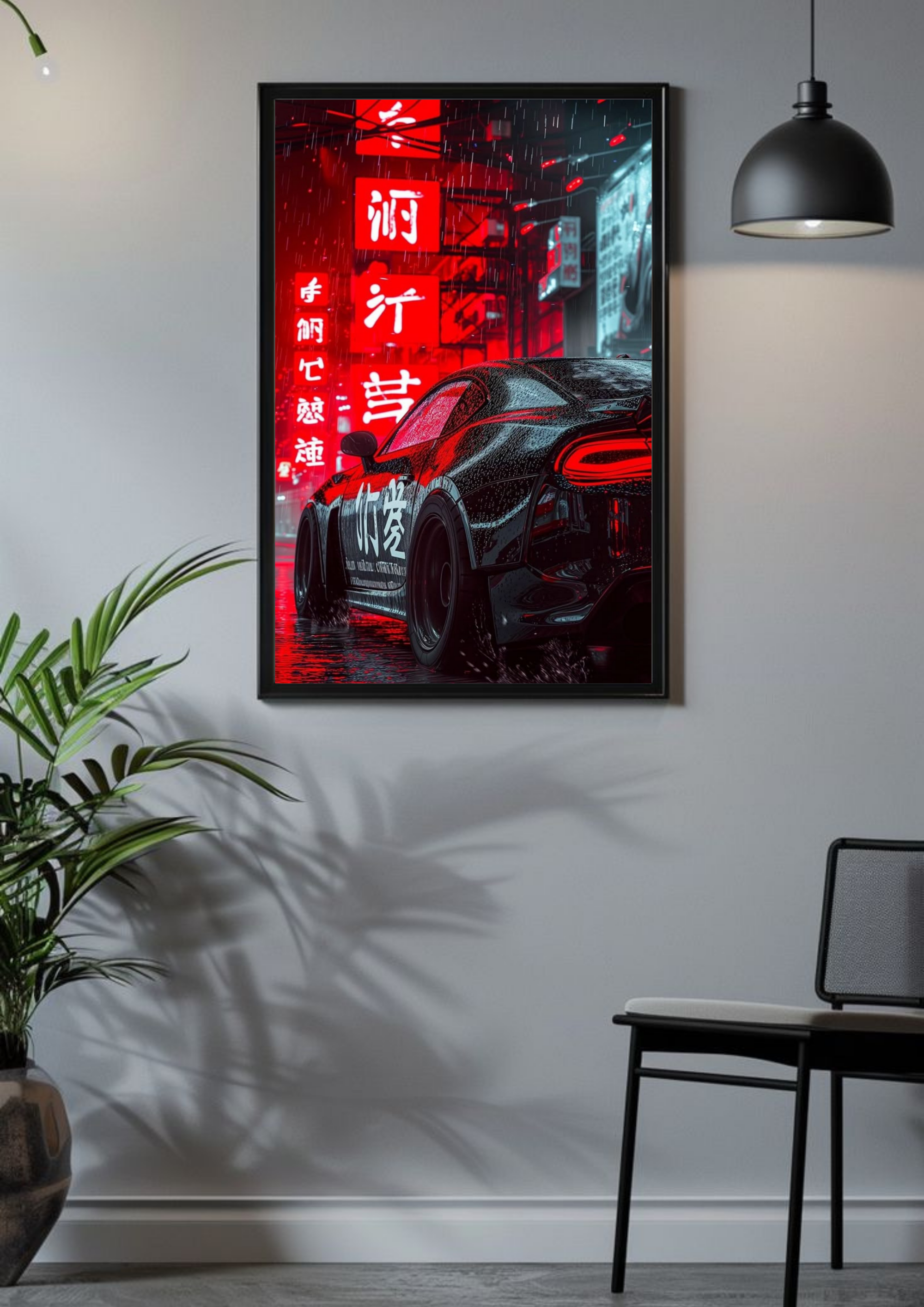 DODGE CHALLENGER • NEON STREET BEAST | Car Posters