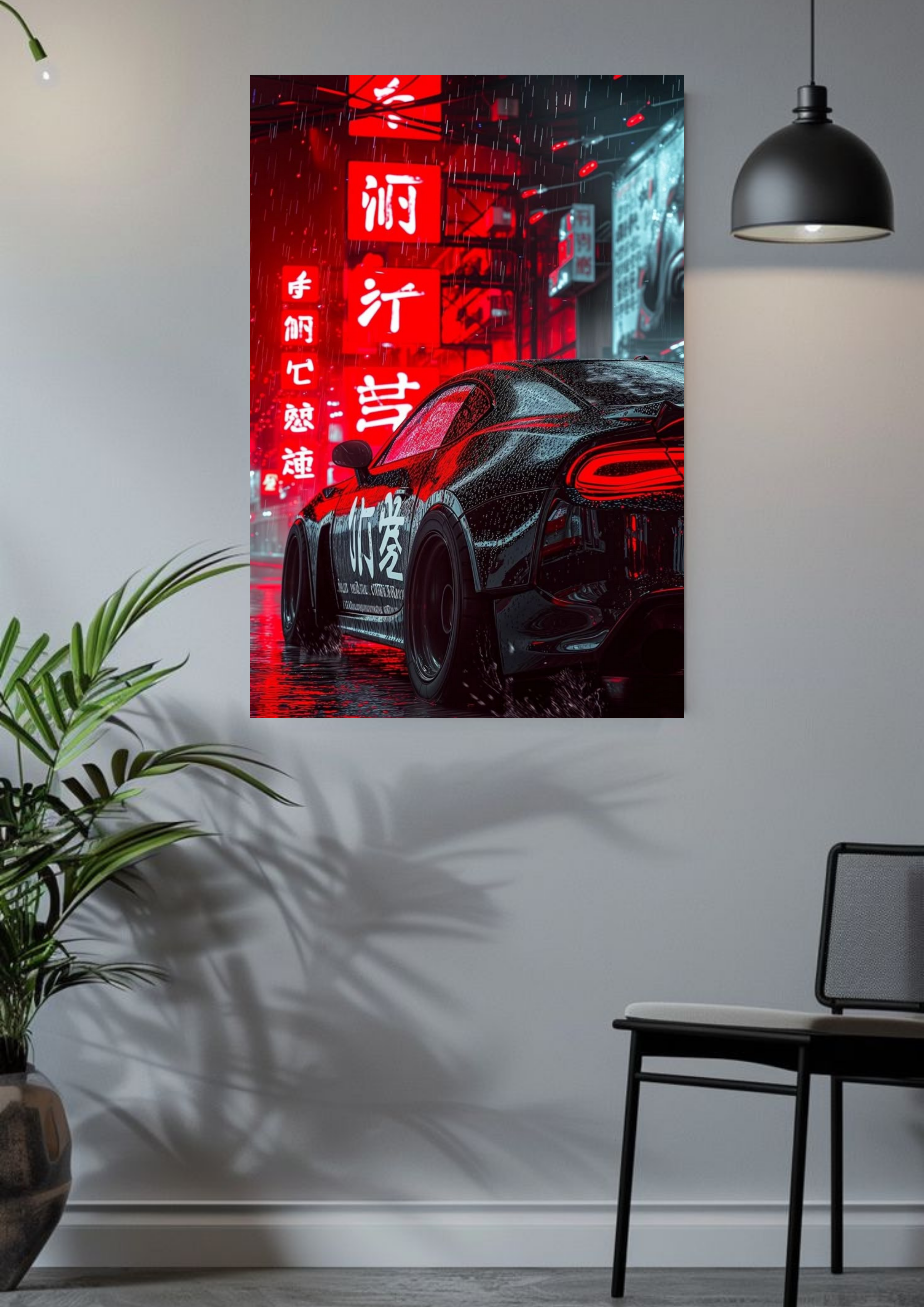 DODGE CHALLENGER • NEON STREET BEAST | Car Posters