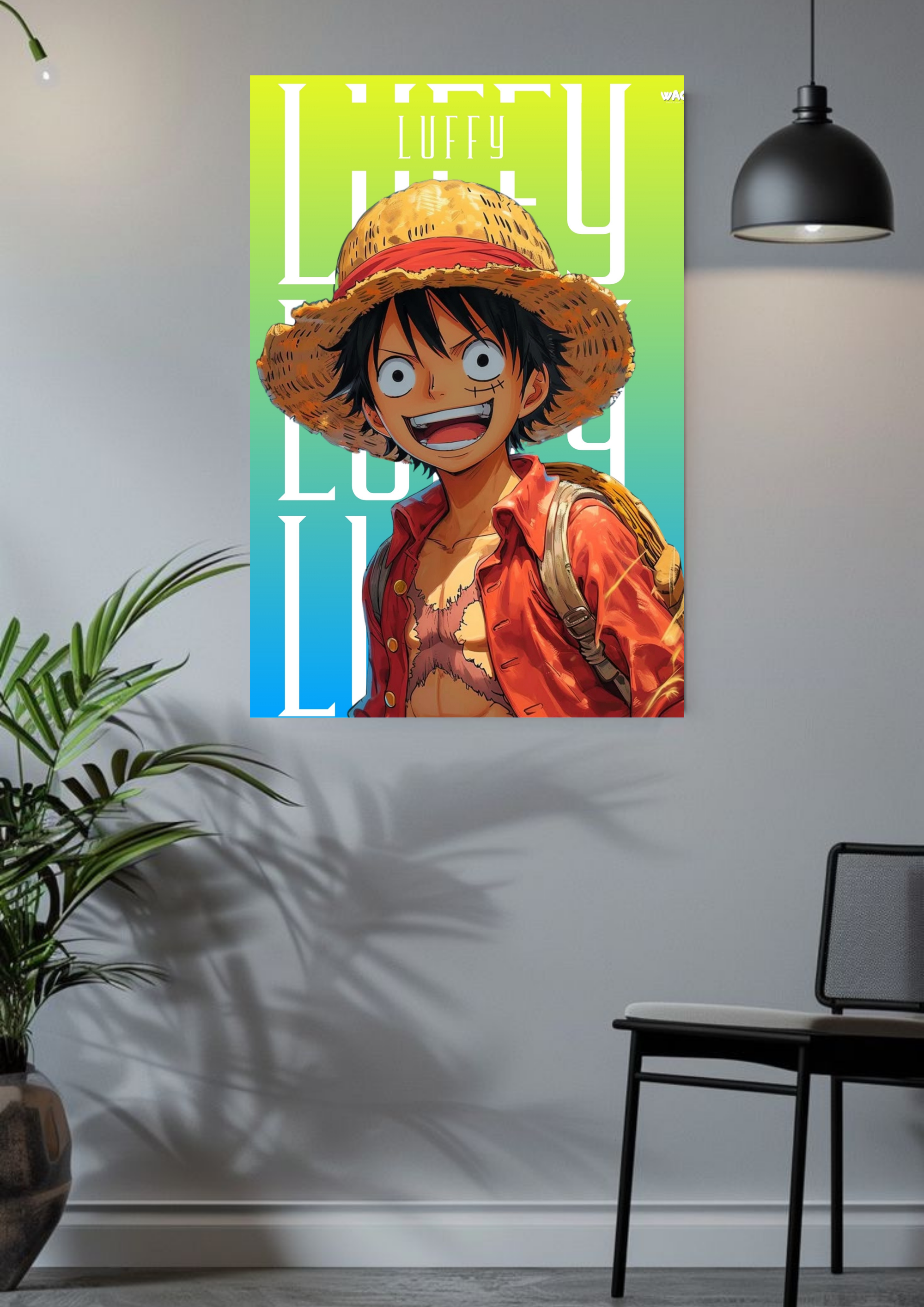 Joyful Luffy – Boundless Spirit One Piece Poster