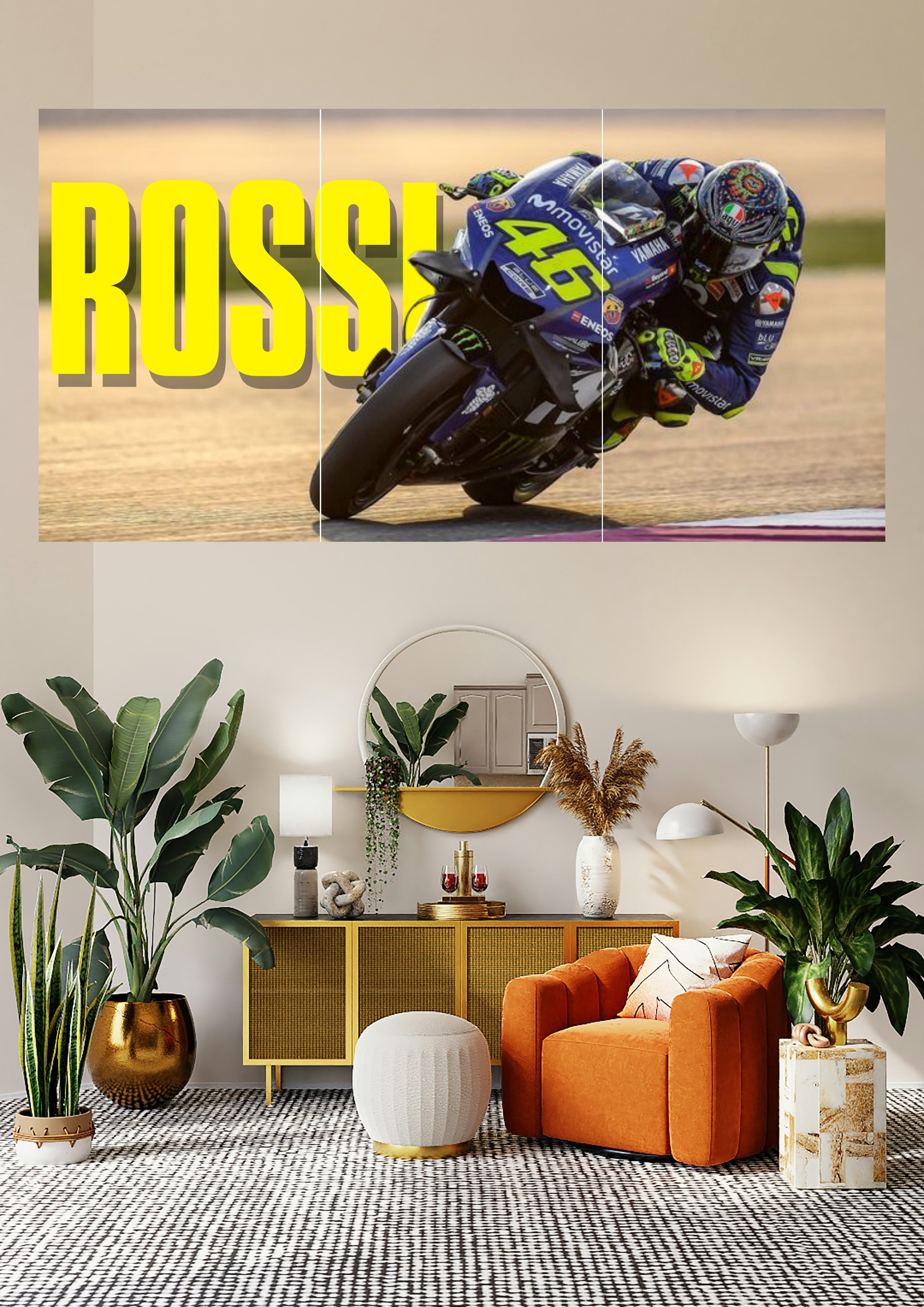 Valentino Rossi Yamaha YZR-M1 | Doctor's Drift | MotoGP Icons Posters
