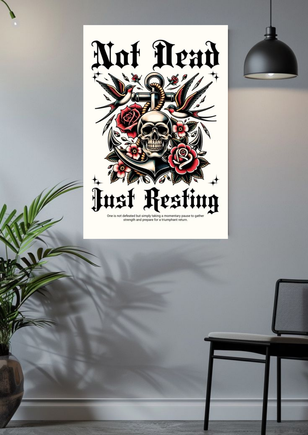Not Dead, Just Resting Poster