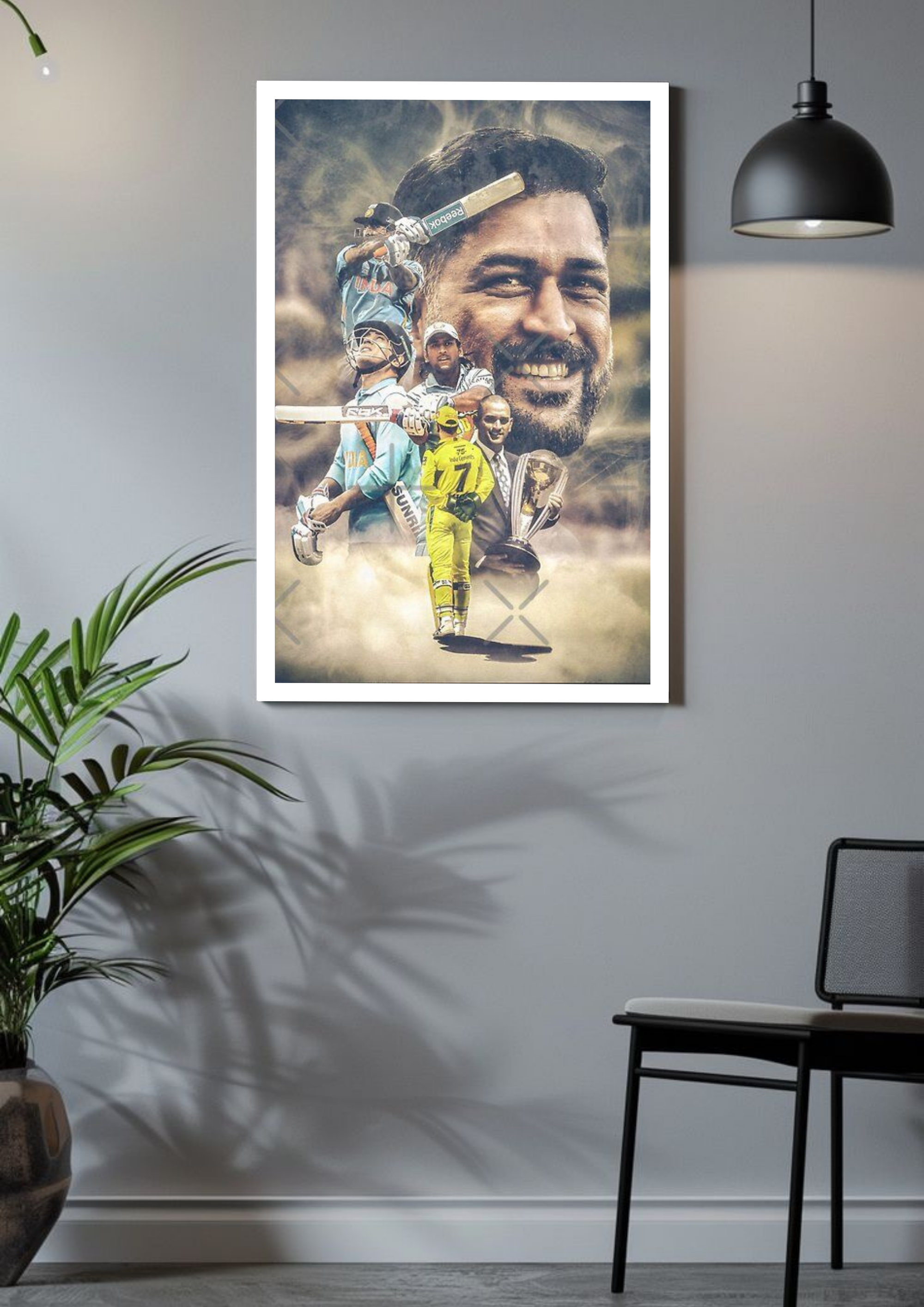 Legacy of a Legend – MS Dhoni Tribute Poster
