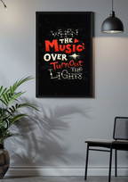 When the Music Ends Poster