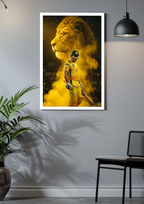 The Lion of Chennai – MS Dhoni Poster