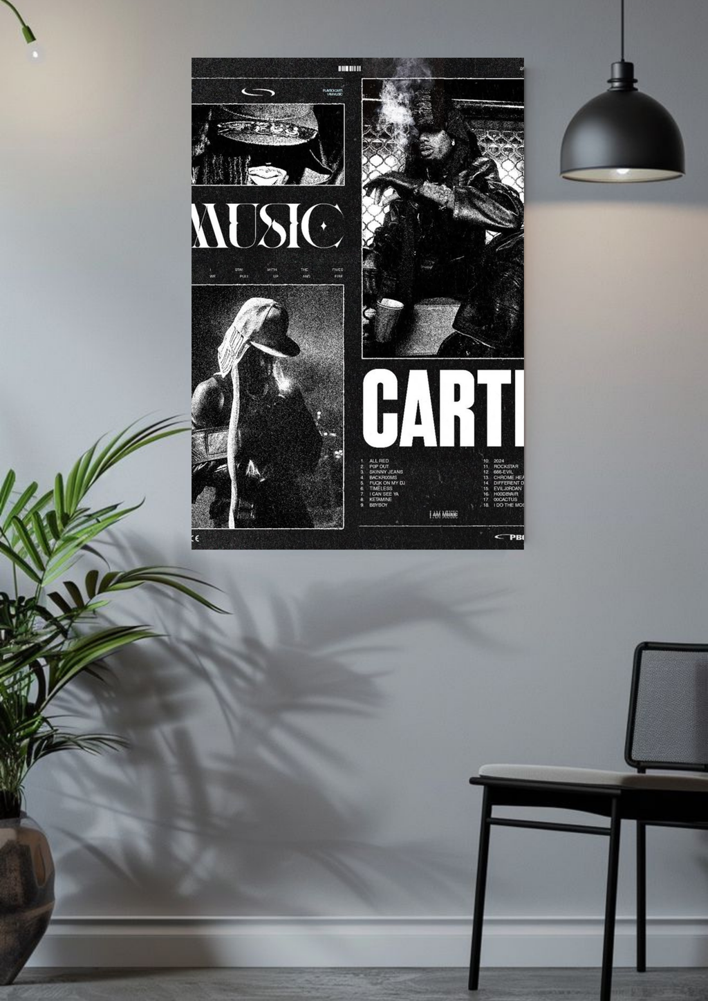 Noise in Monochrome Poster