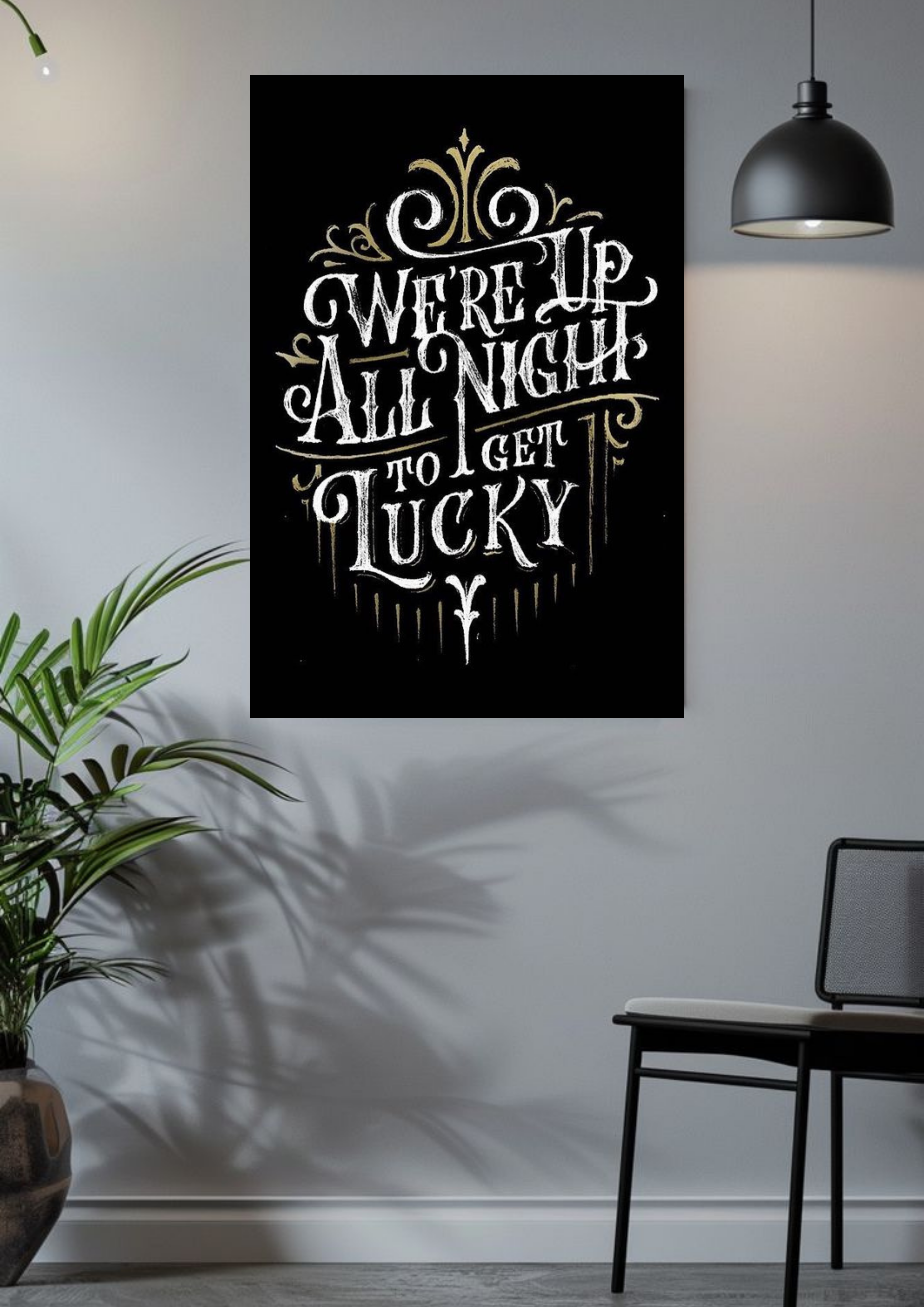 Up All Night to Get Lucky Poster