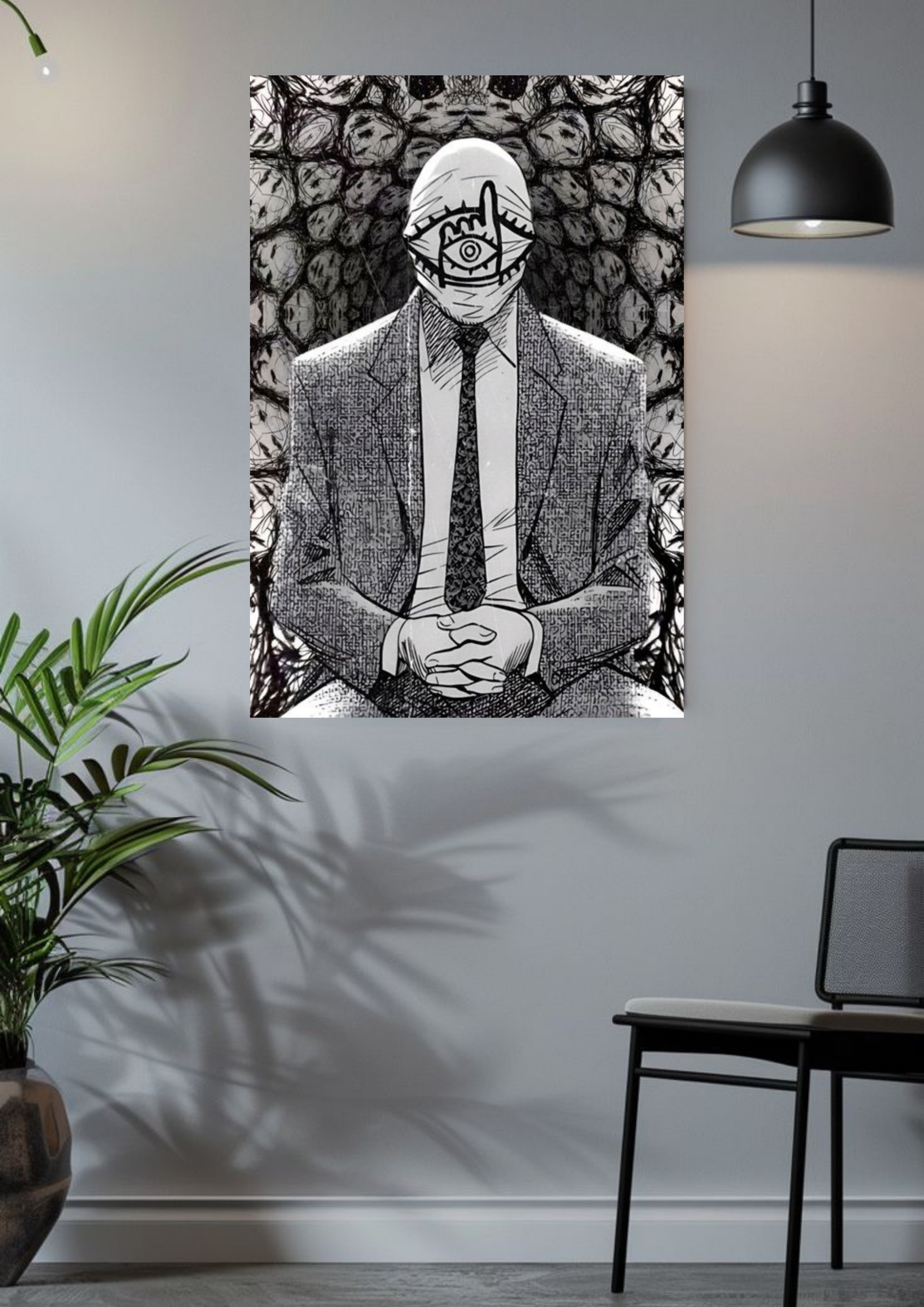 Evil in Silence – Chainsaw Man Control Poster