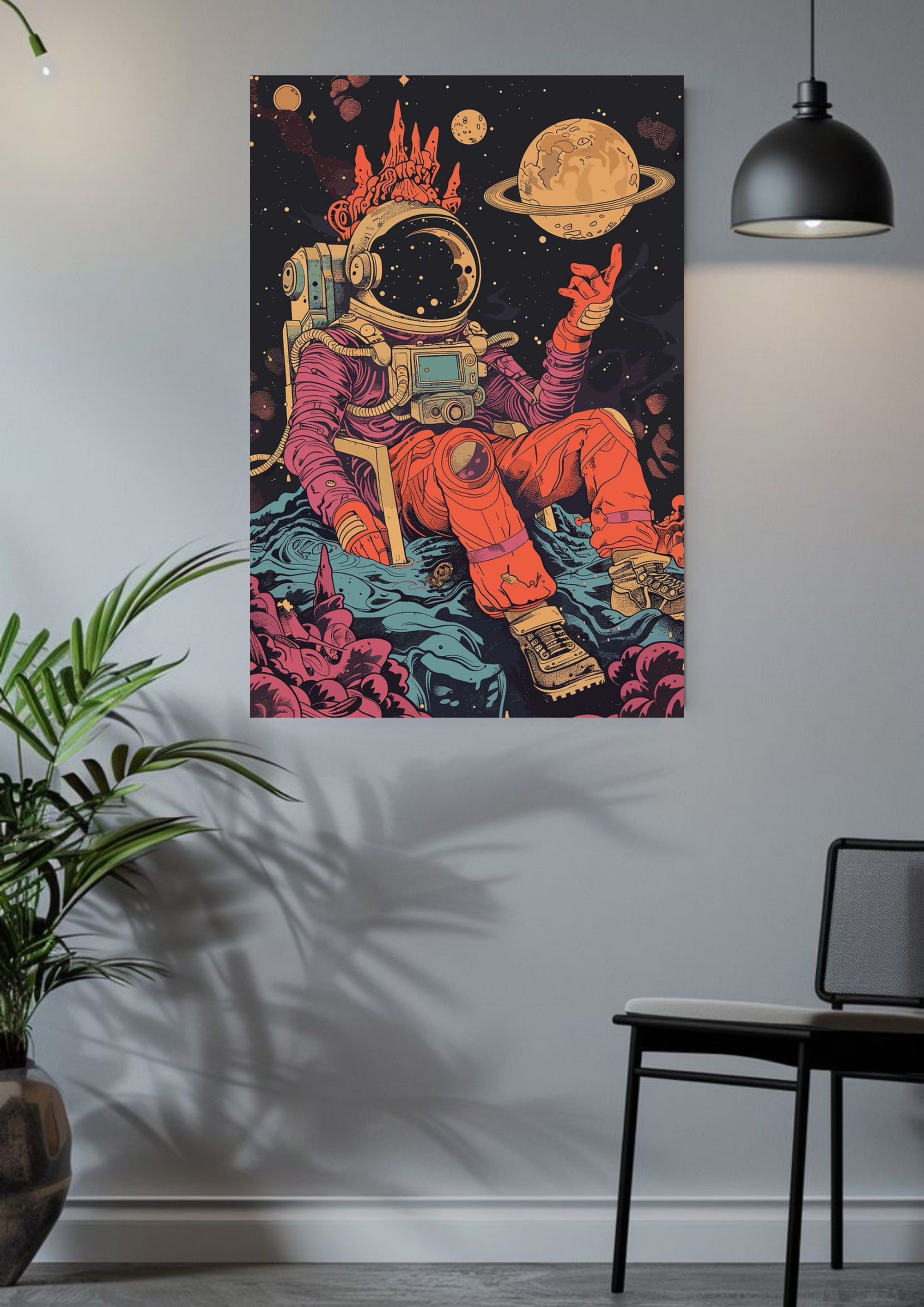 Cosmic Drifter Poster