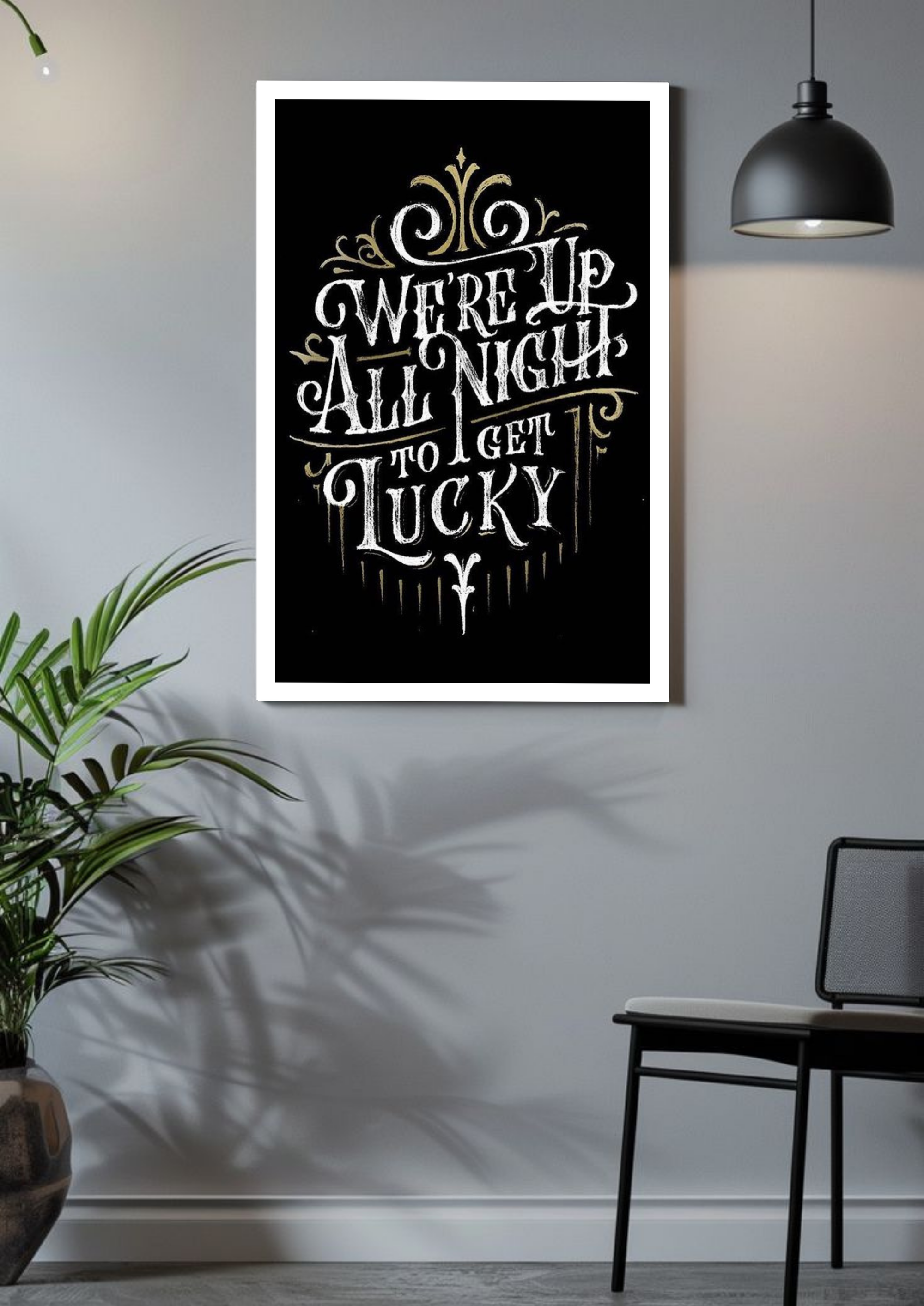 Up All Night to Get Lucky Poster