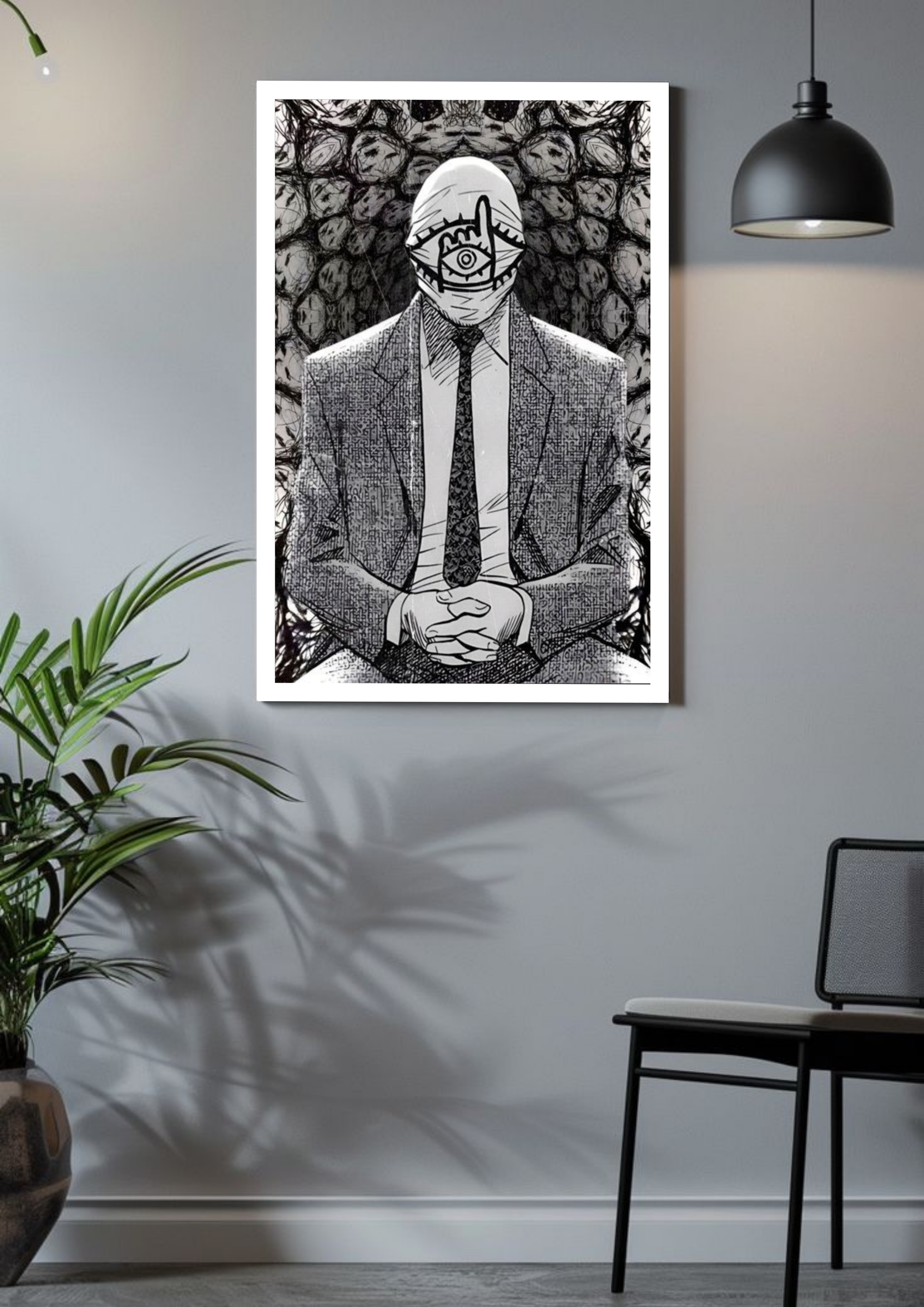 Evil in Silence – Chainsaw Man Control Poster