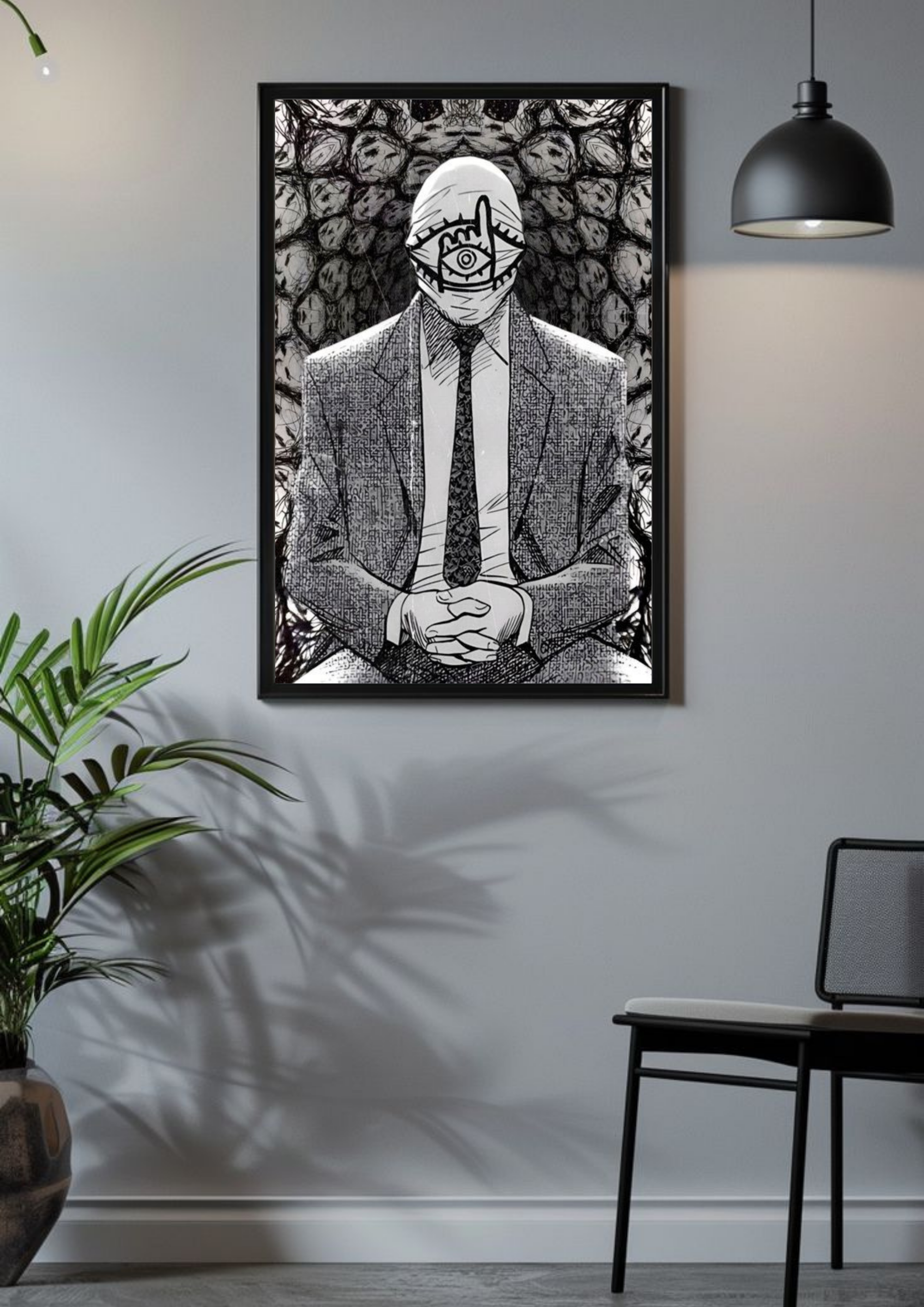 Evil in Silence – Chainsaw Man Control Poster