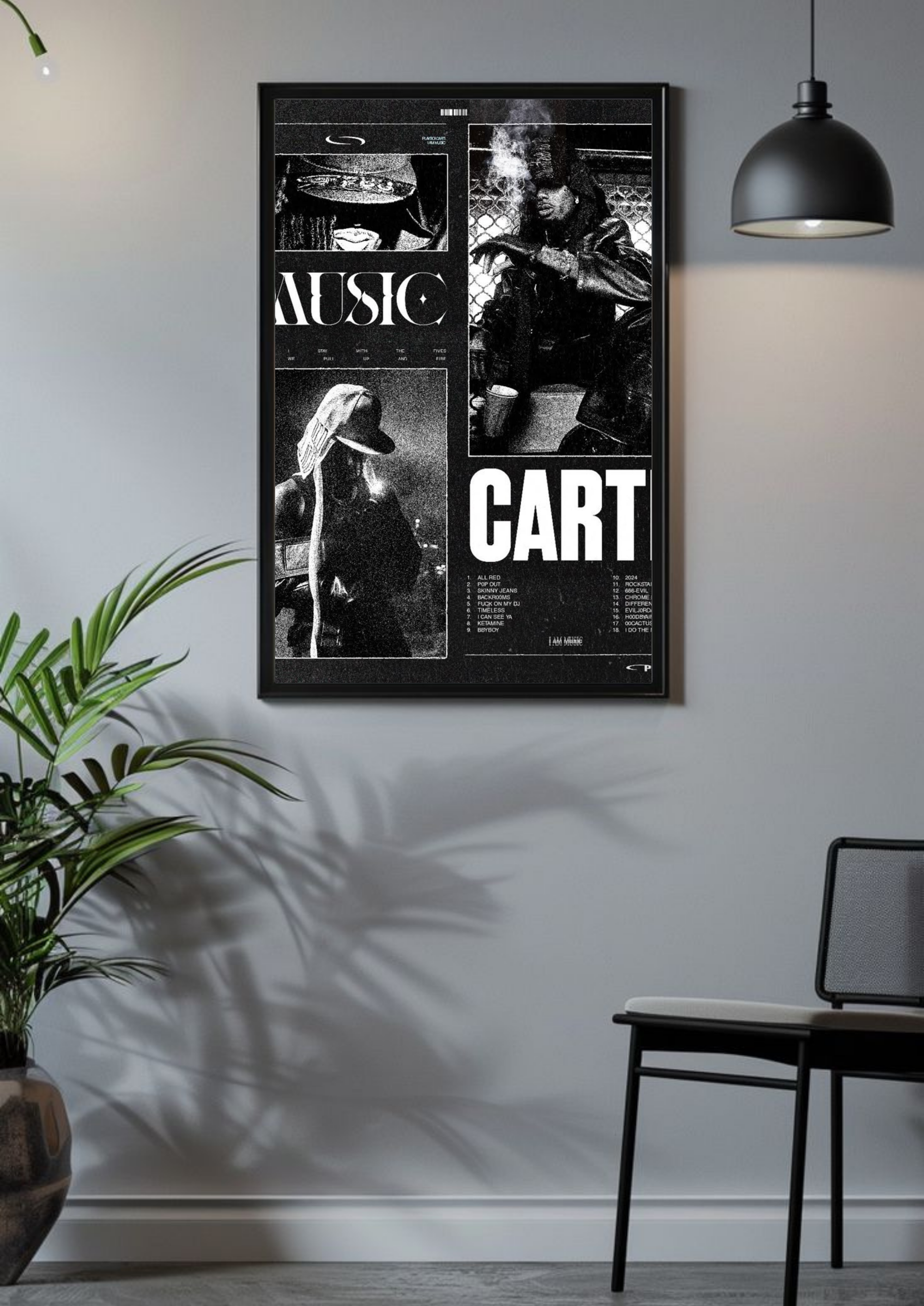 Noise in Monochrome Poster