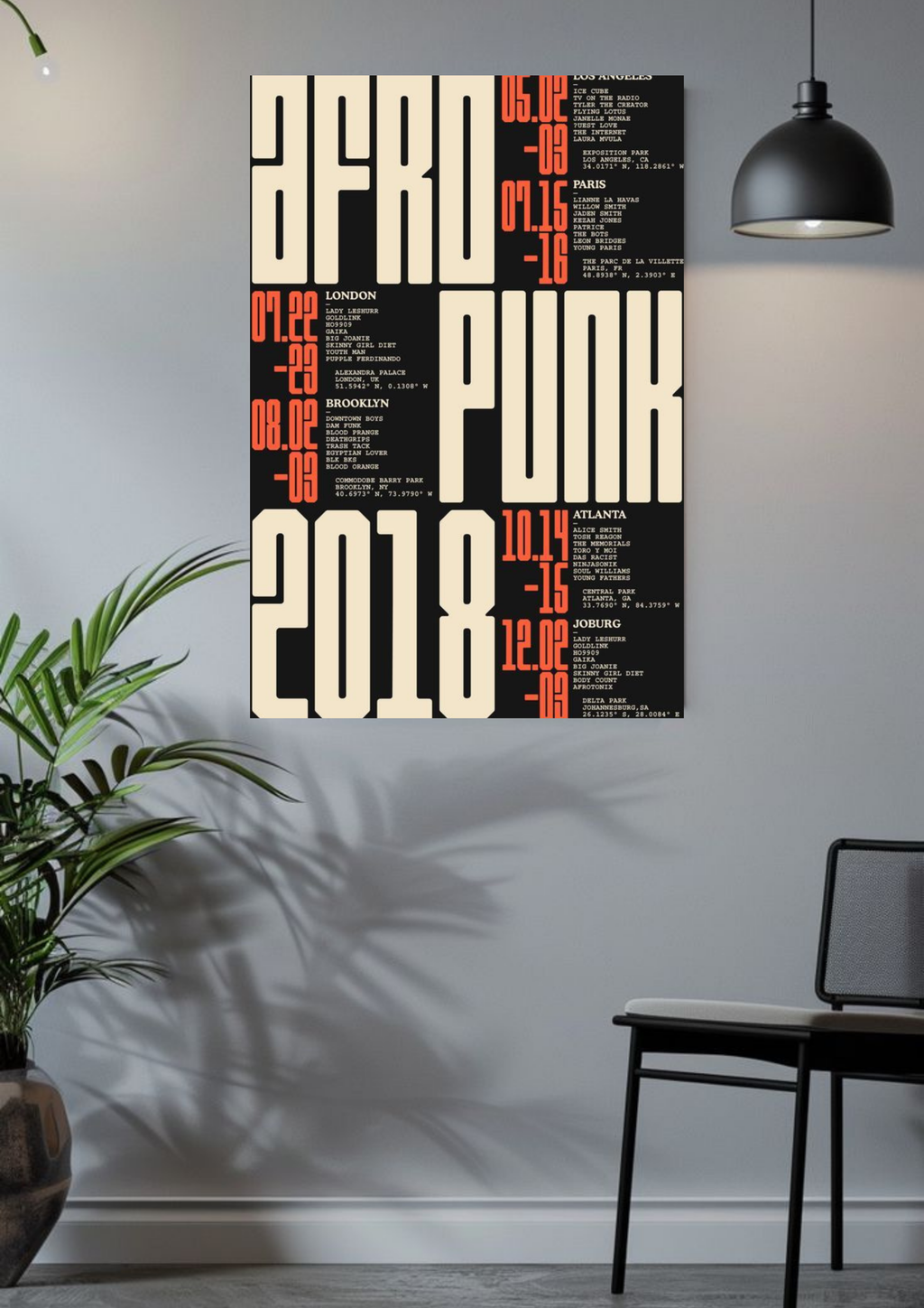 Afro Punk 2K18 Poster